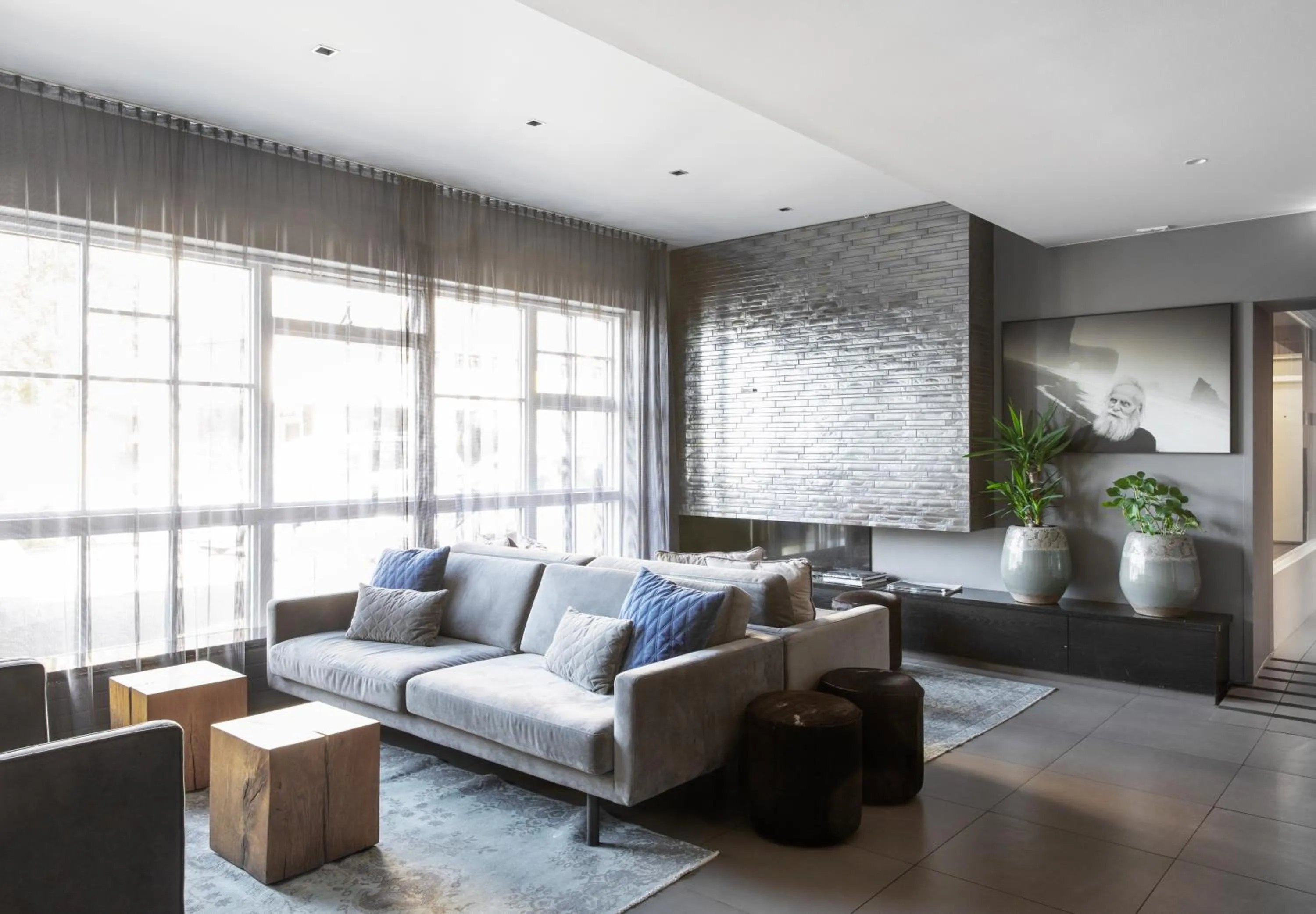 Lobby or reception in Hotel Ódinsvé