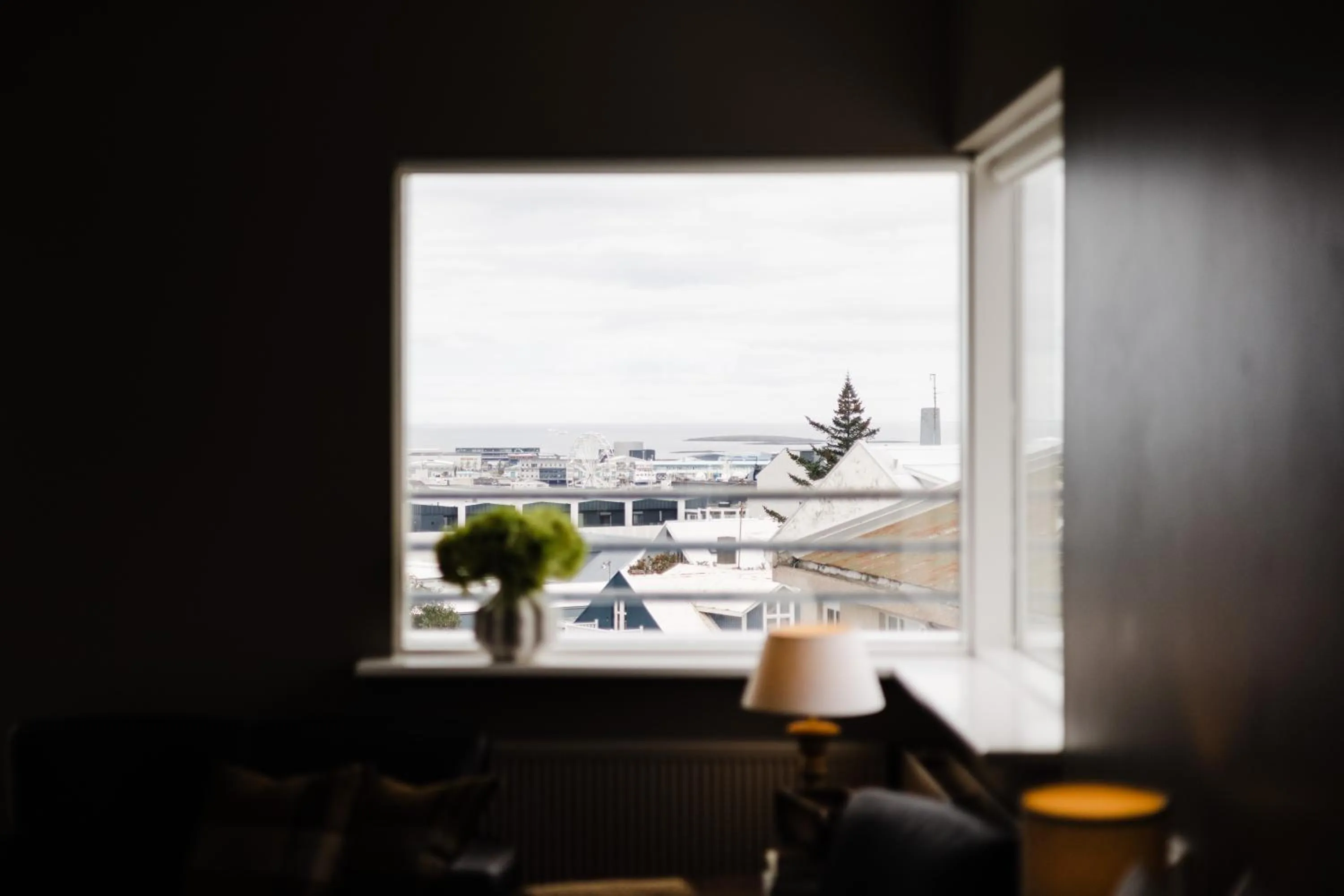 Seating area in Hotel Ódinsvé