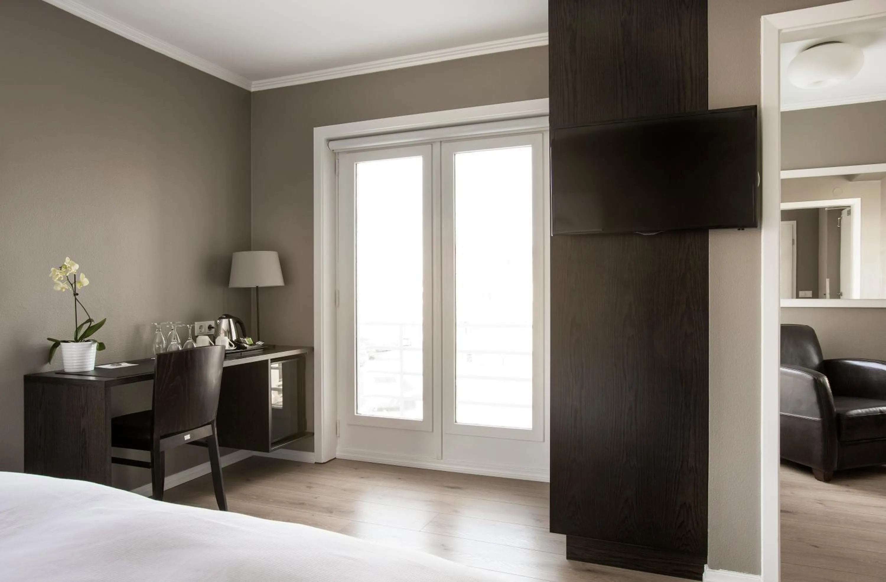 Decorative detail, Bed in Hotel Ódinsvé