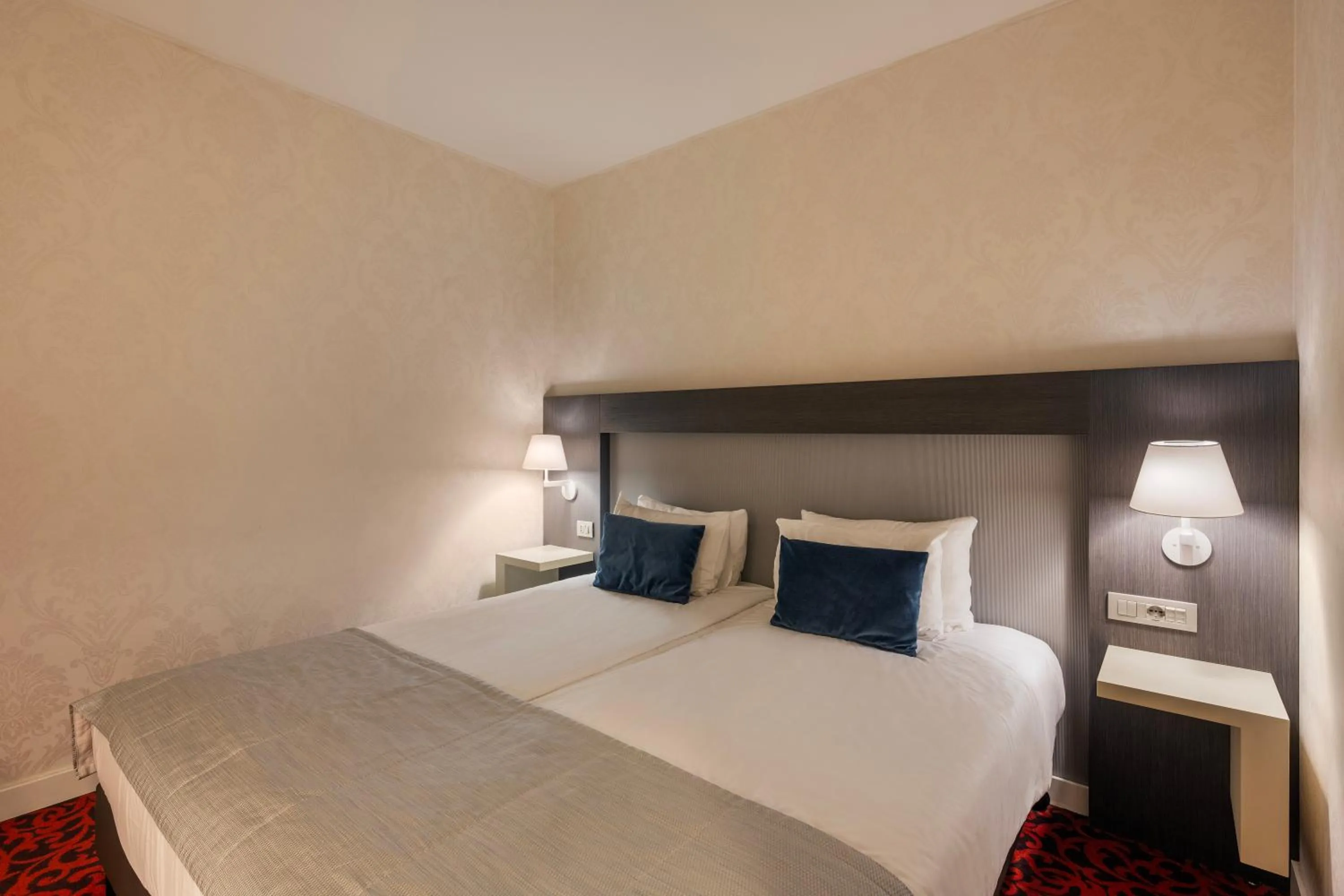 Bed in Eurostars Palazzo Zichy