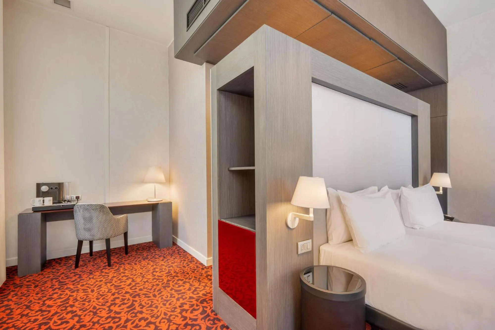 Bed in Eurostars Palazzo Zichy