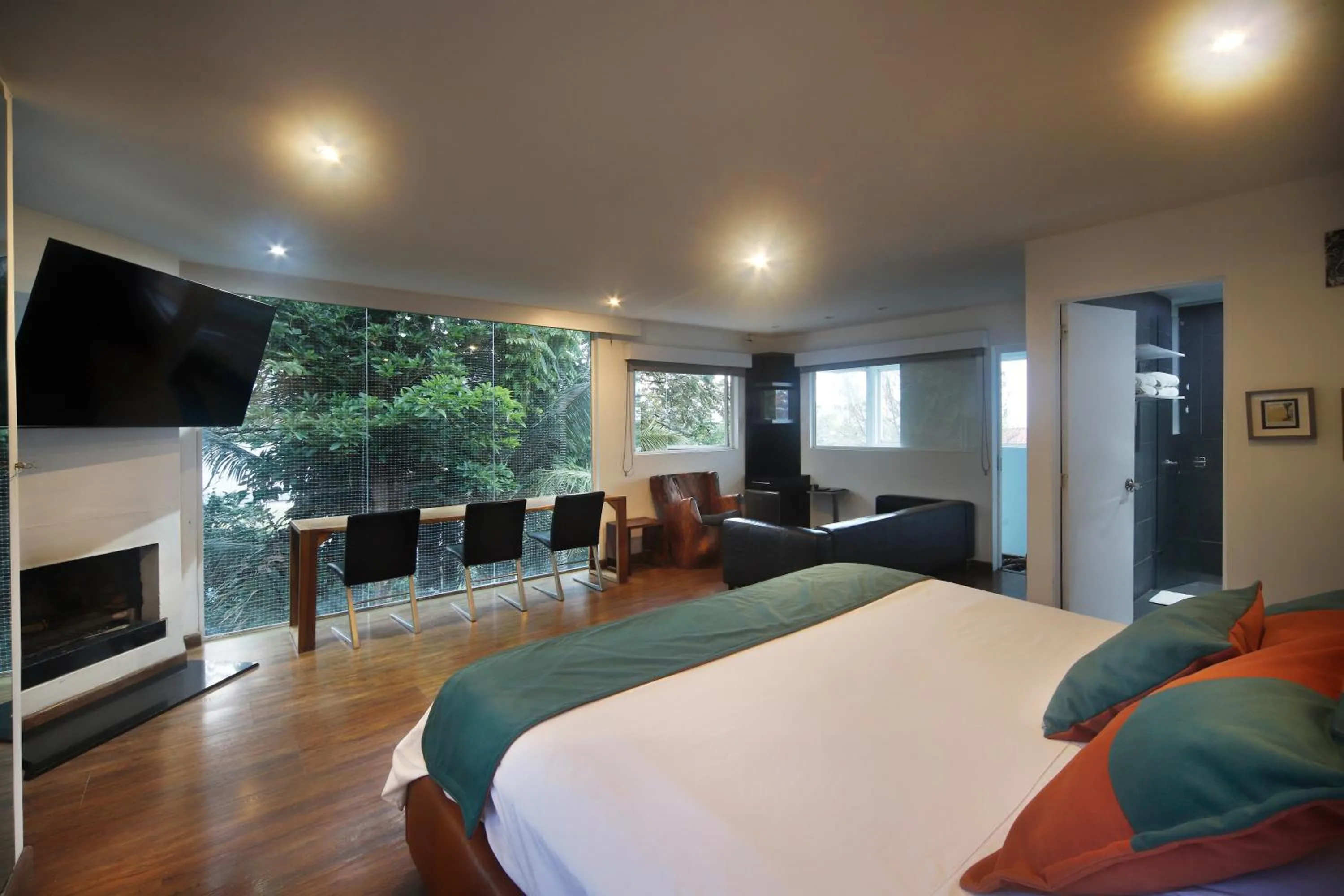 Bedroom, Bed in Casa de las Dos Palmas