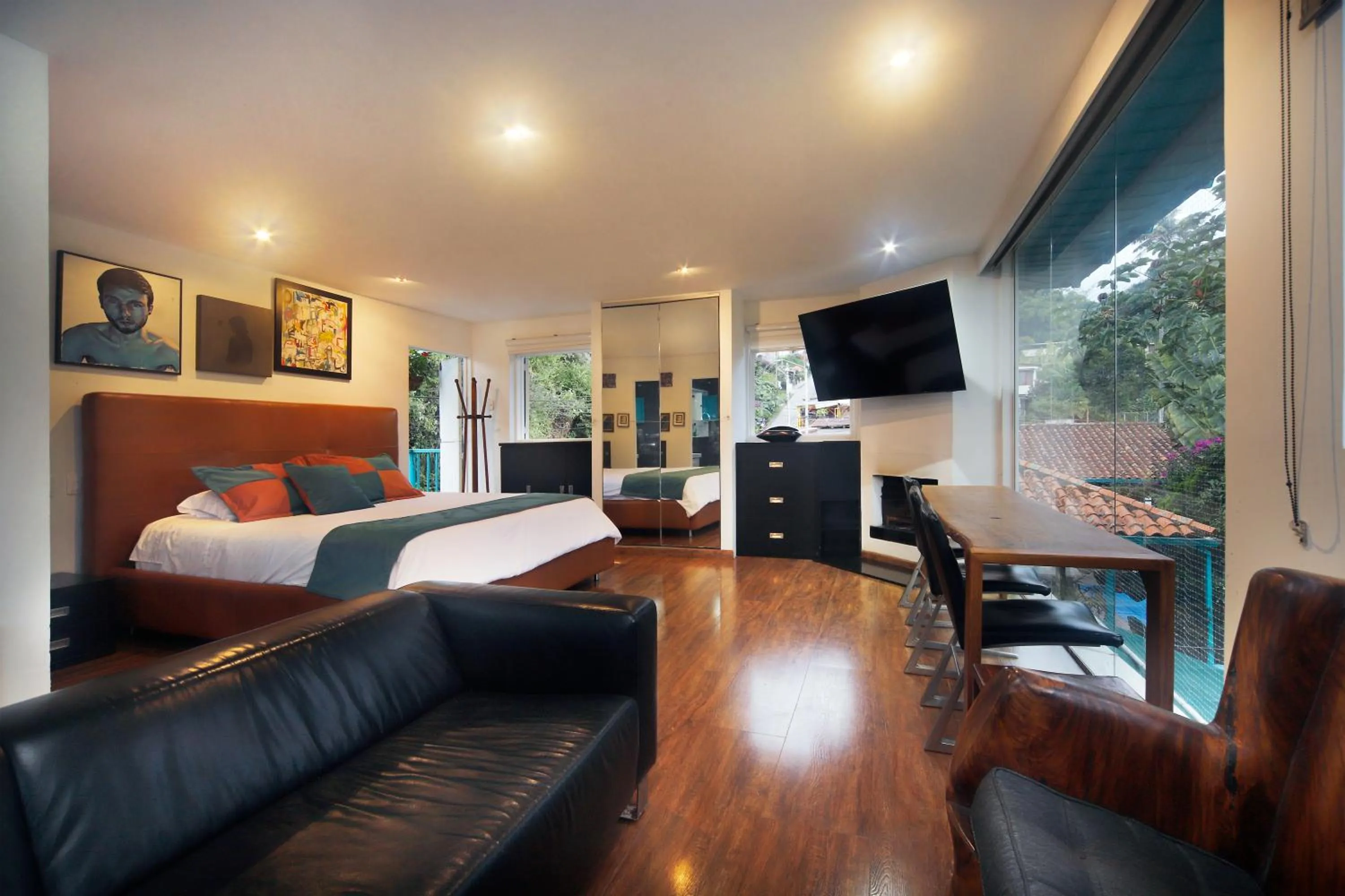 Bedroom, Bed in Casa de las Dos Palmas