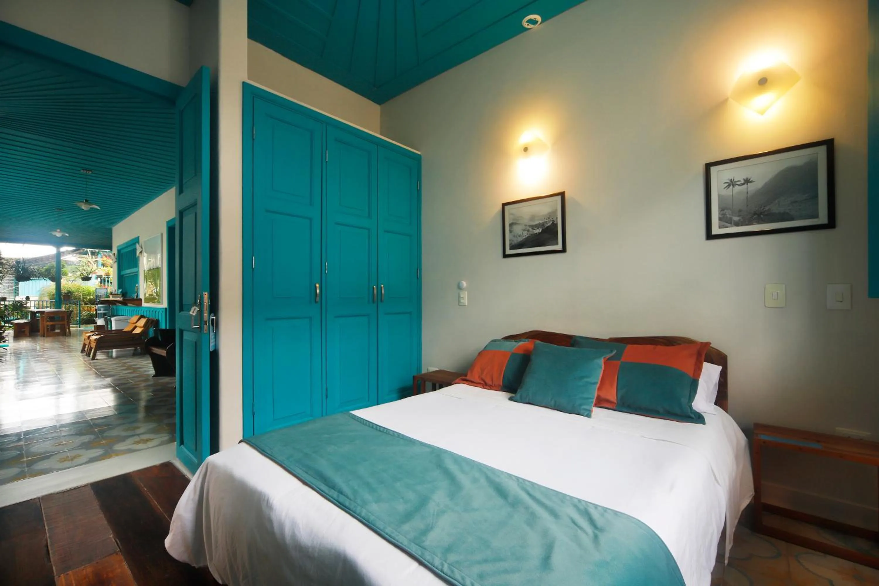 Bedroom, Bed in Casa de las Dos Palmas