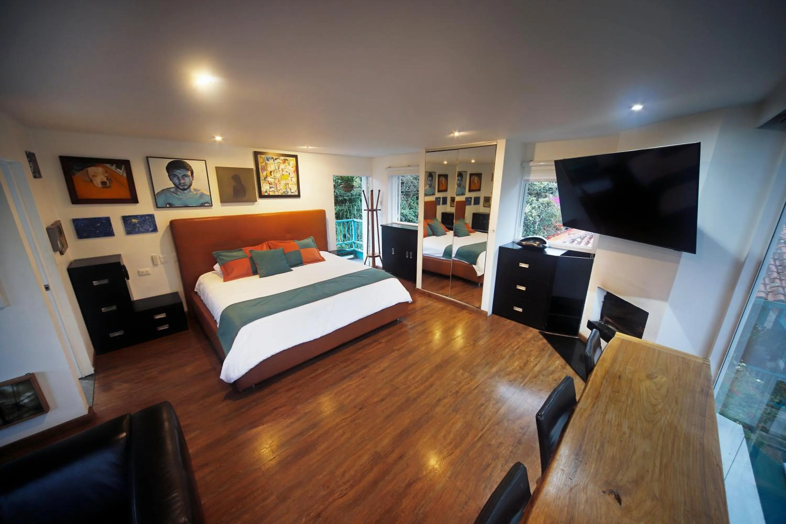 Bedroom, Bed in Casa de las Dos Palmas