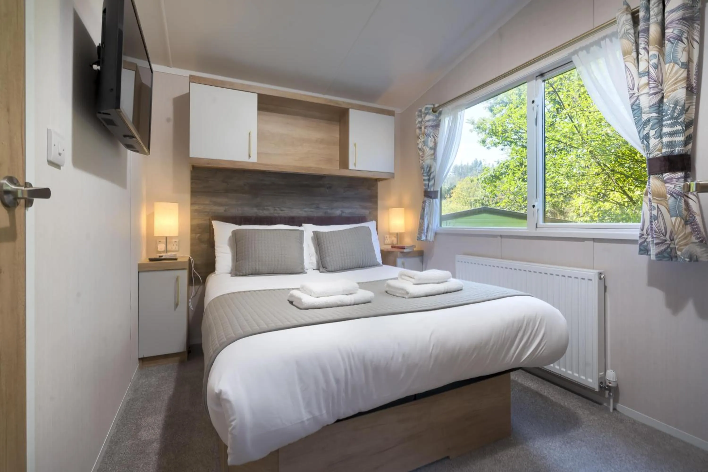 Bed in Newby Bridge Country Caravan Park