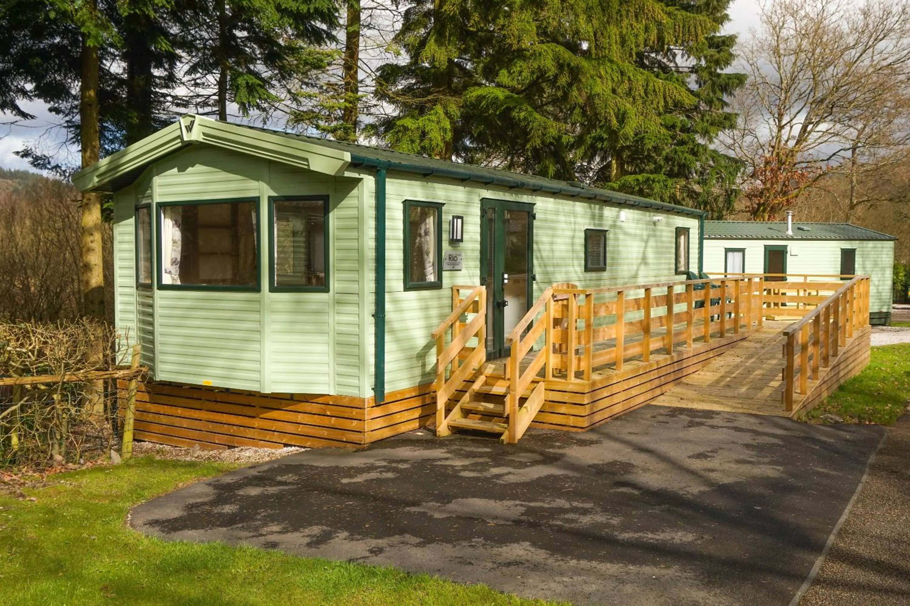 Property building in Newby Bridge Country Caravan Park