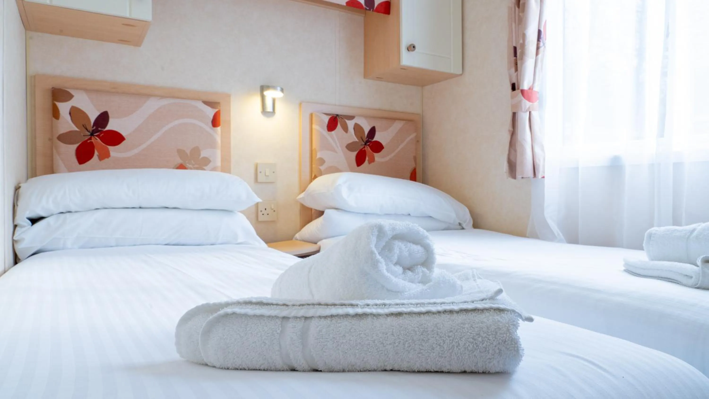 Bed in Newby Bridge Country Caravan Park