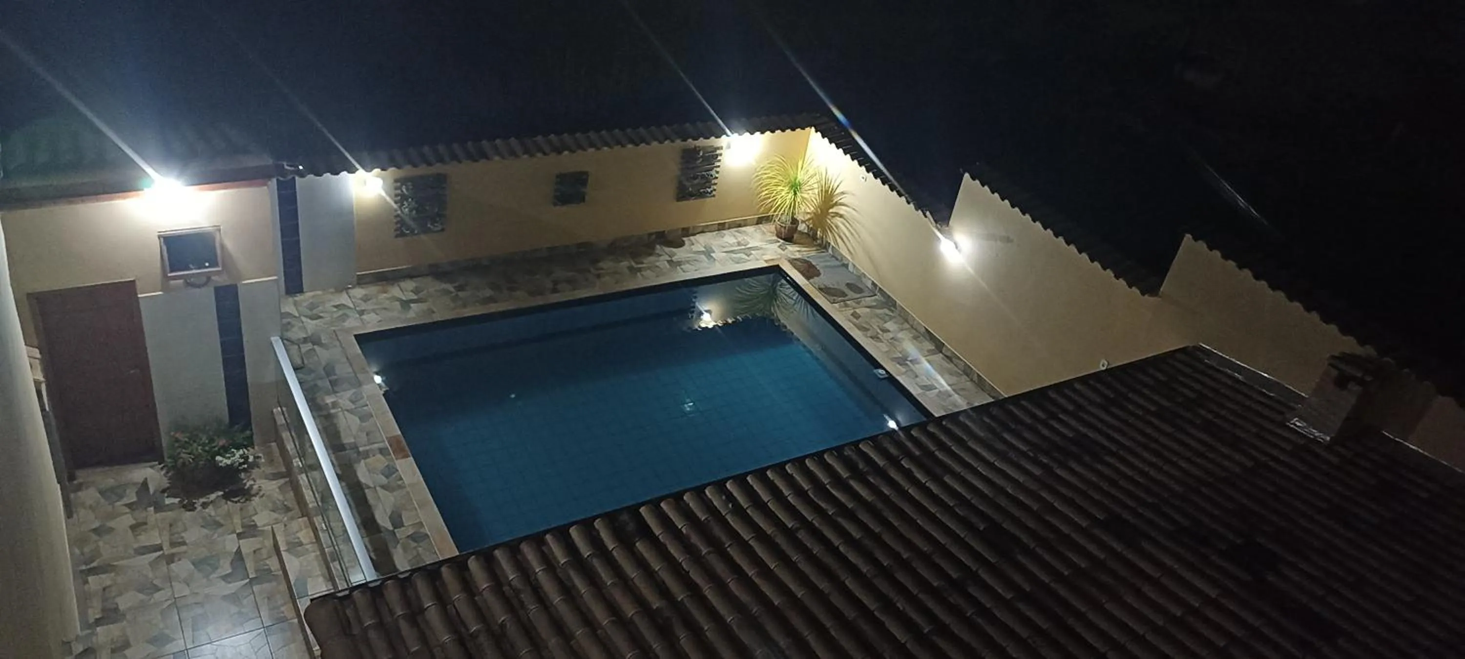 Pool view in Pousada Alejandro