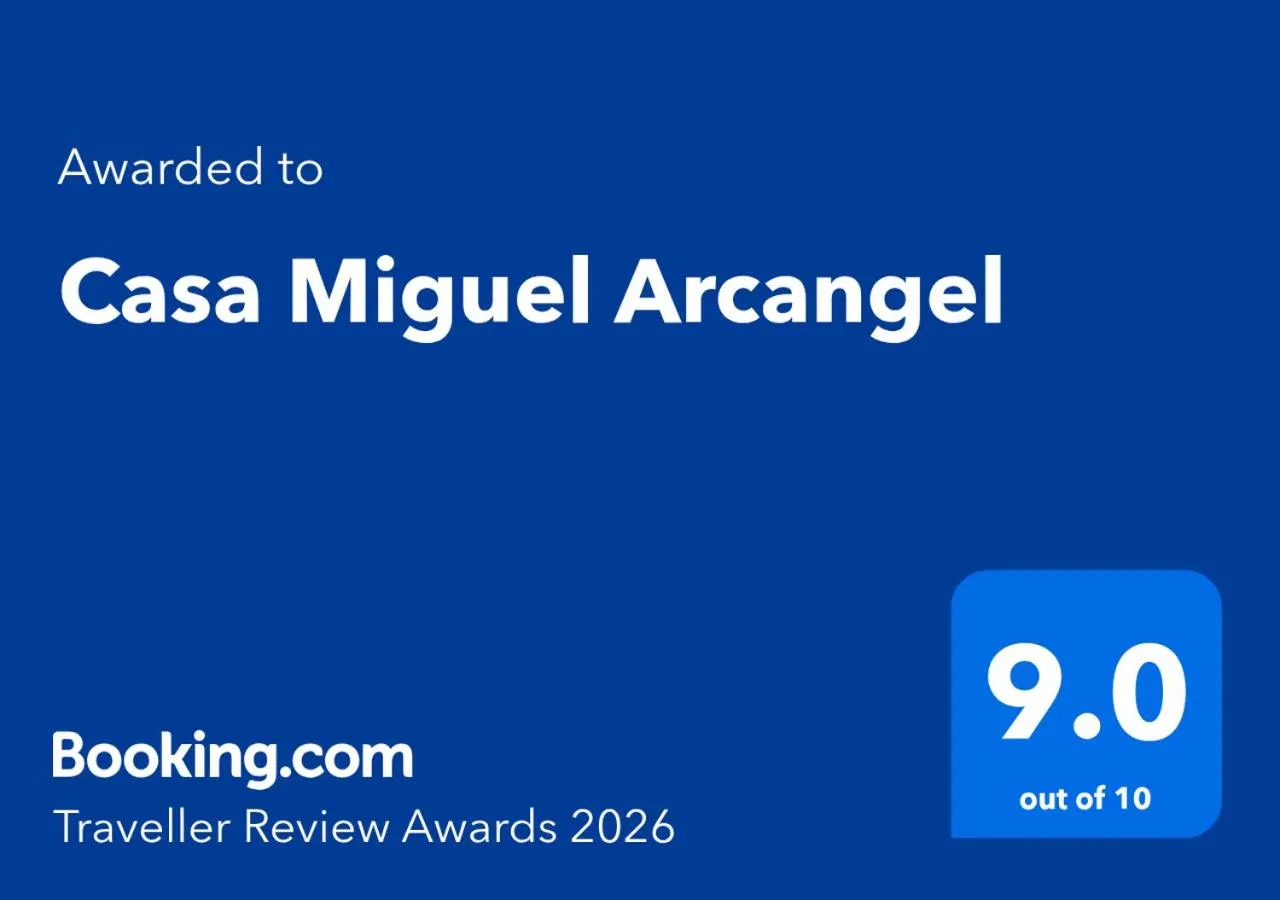 Logo/Certificate/Sign in Casa Miguel Arcangel
