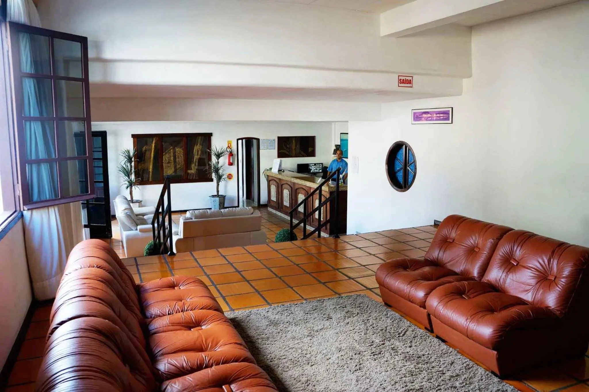 Lobby or reception in Hotel Zibamba