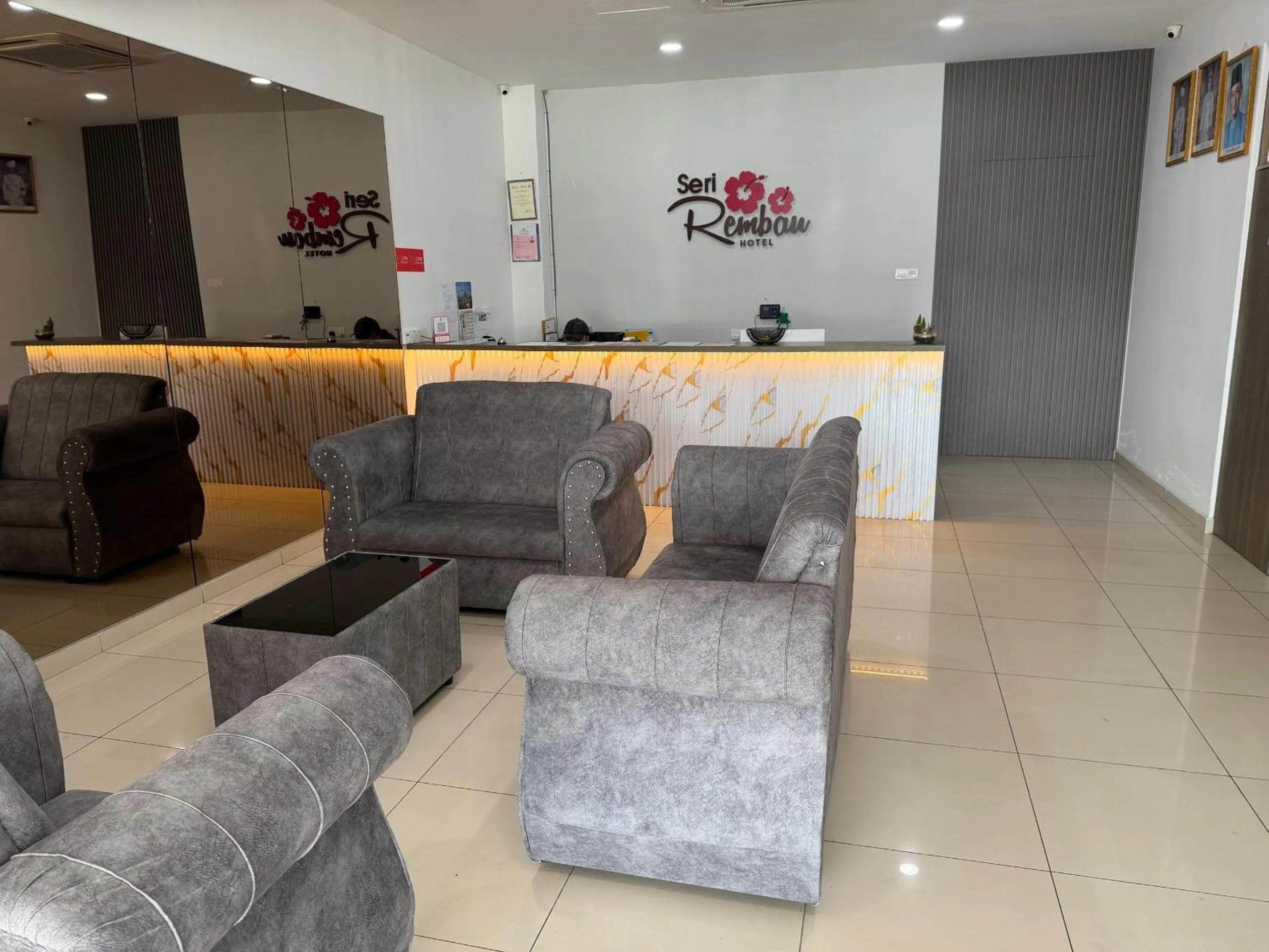 Lobby or reception in Hotel Seri Rembau