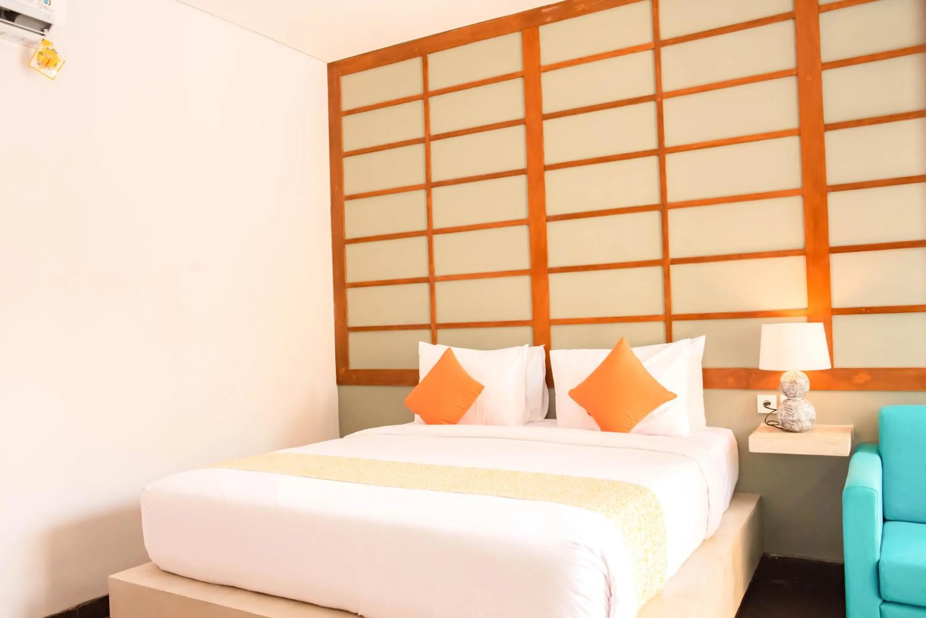 Bed in Apple Villa & Suite Seminyak