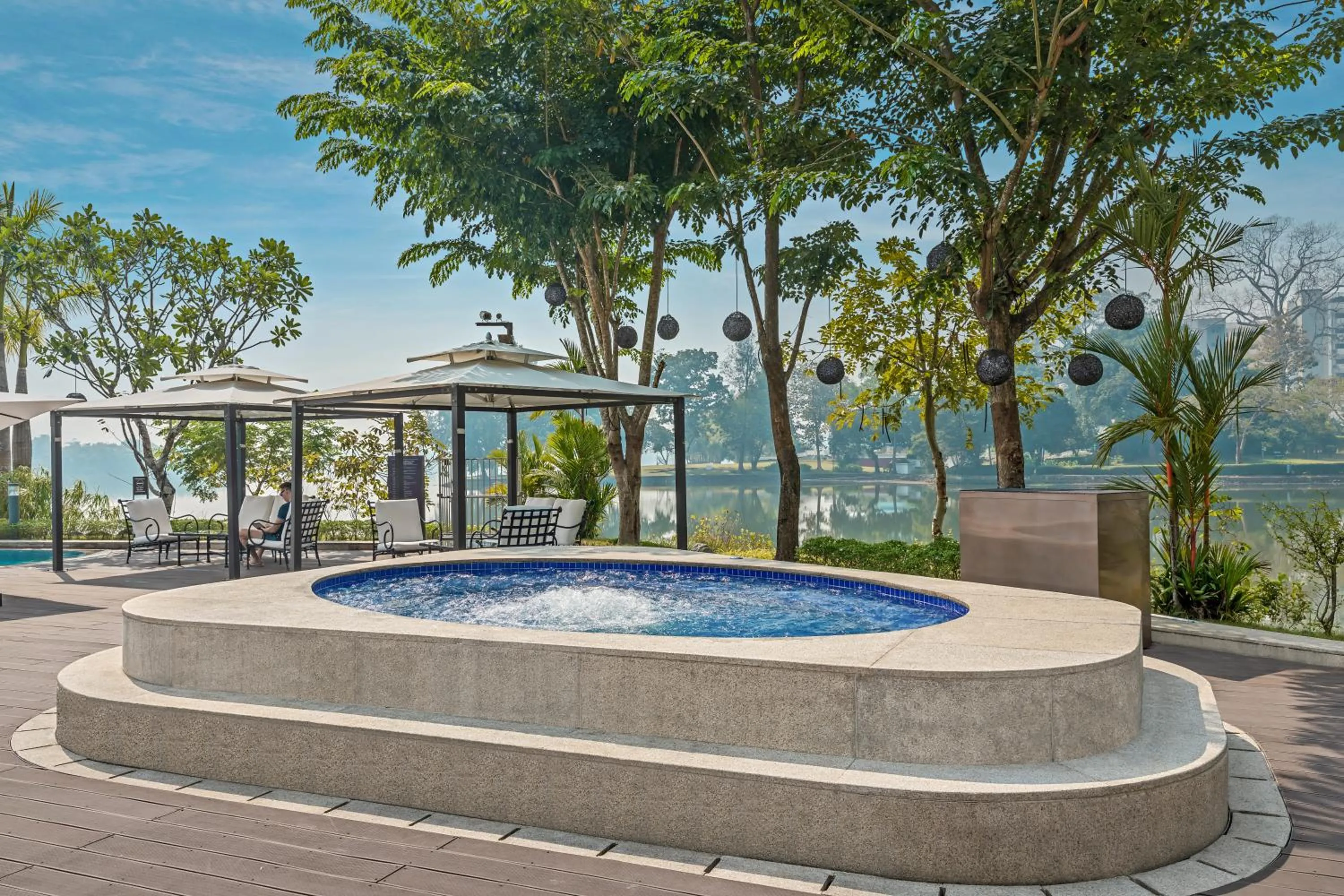 Swimming pool in LOTTE Hotel Yangon