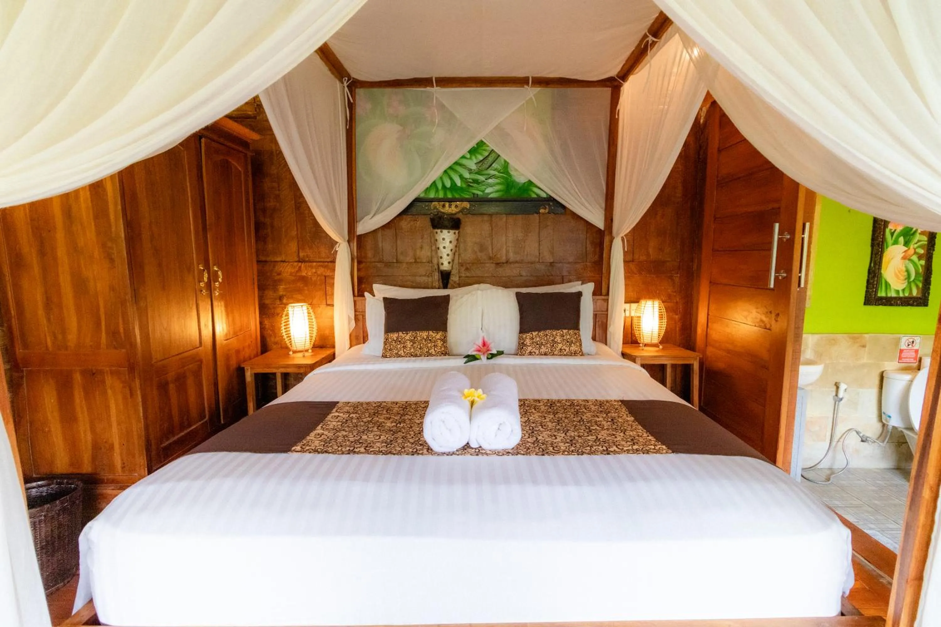Bed in Doni House & Villas