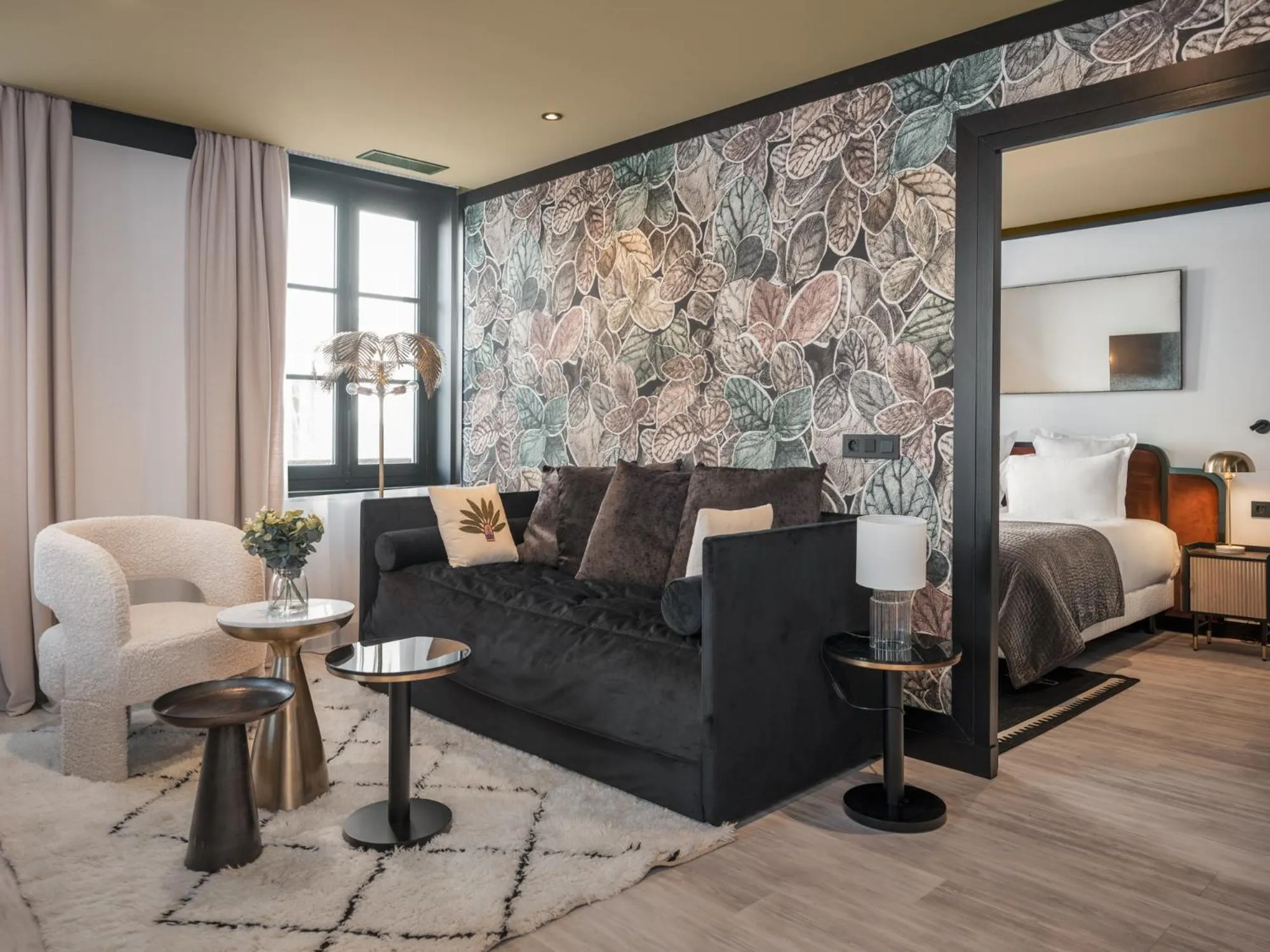 Living room, Bed in Maisons du Monde Hôtel & Suites - Marseille Vieux Port