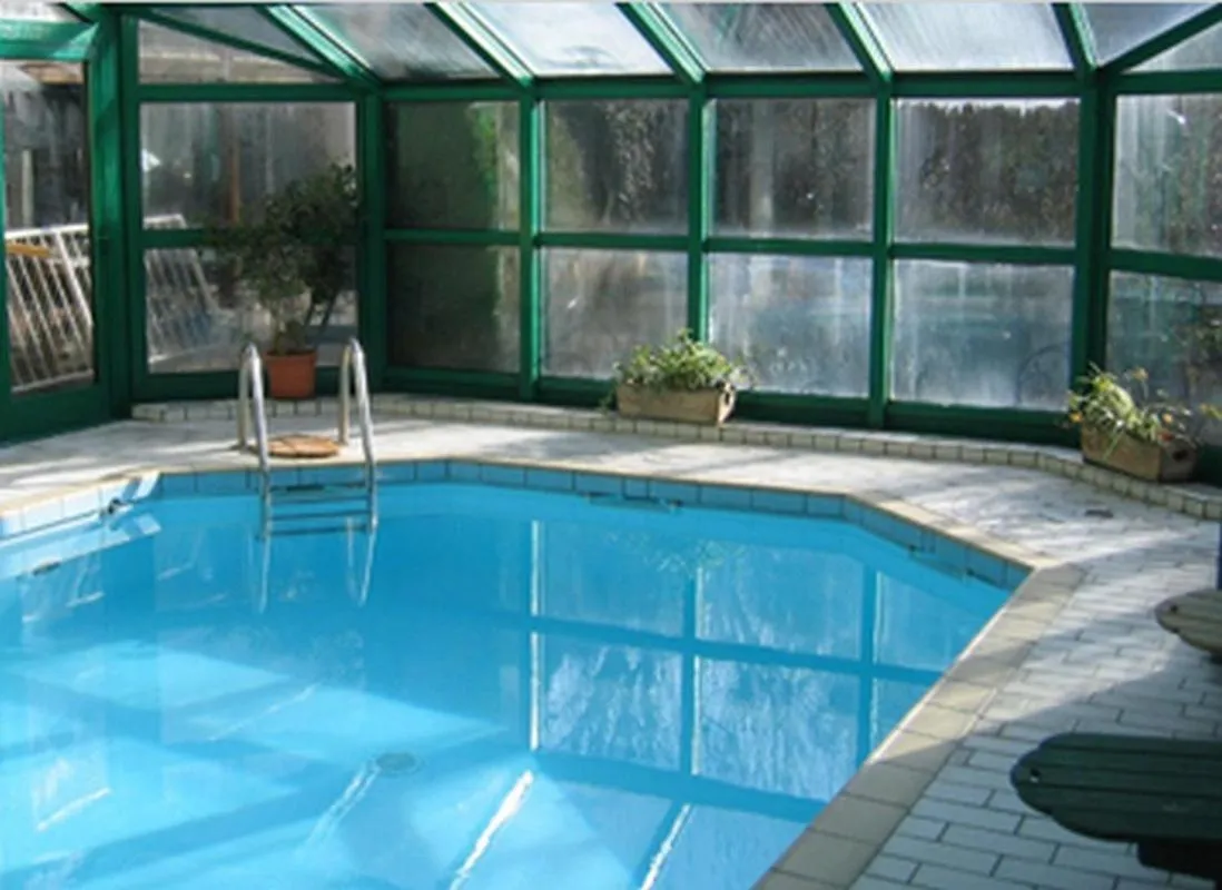 Swimming pool in Hôtel Restaurant La Tourmaline