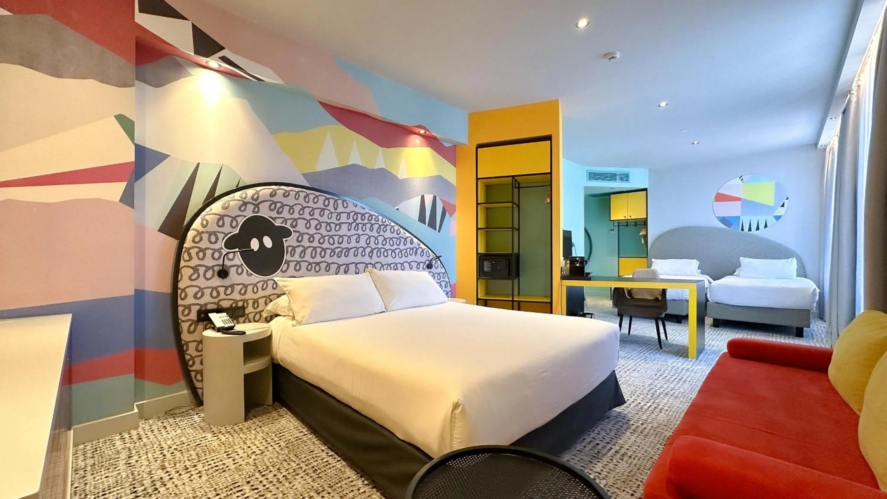 Bed in ibis Styles Tbilisi Center