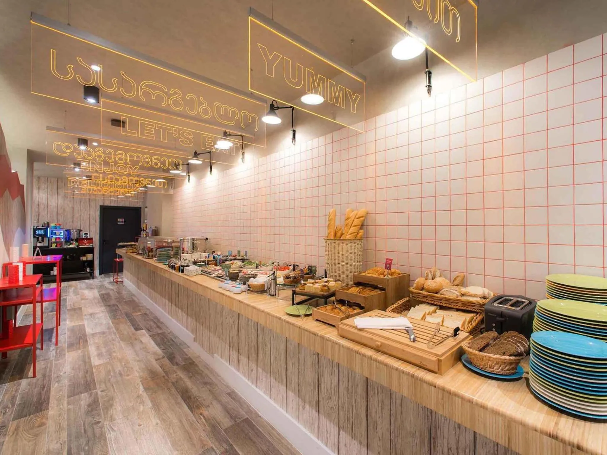 Breakfast in ibis Styles Tbilisi Center