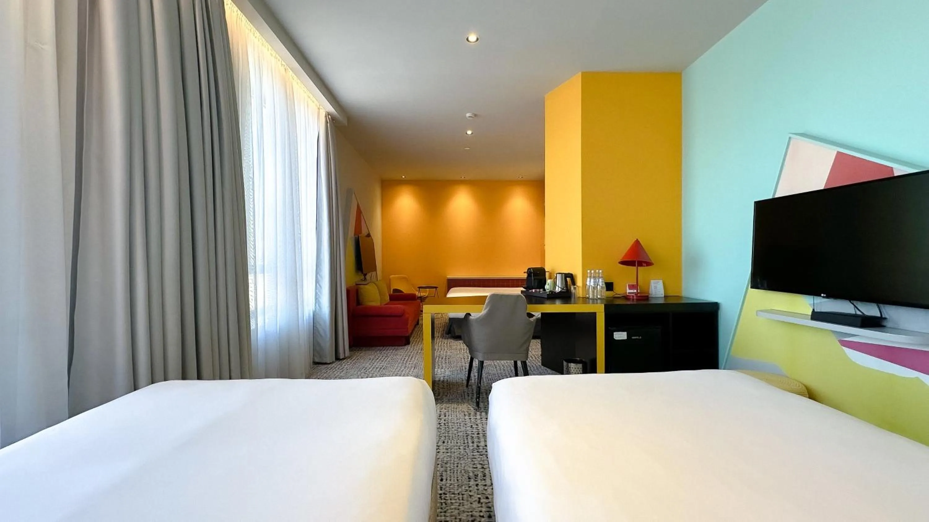 Bed in ibis Styles Tbilisi Center