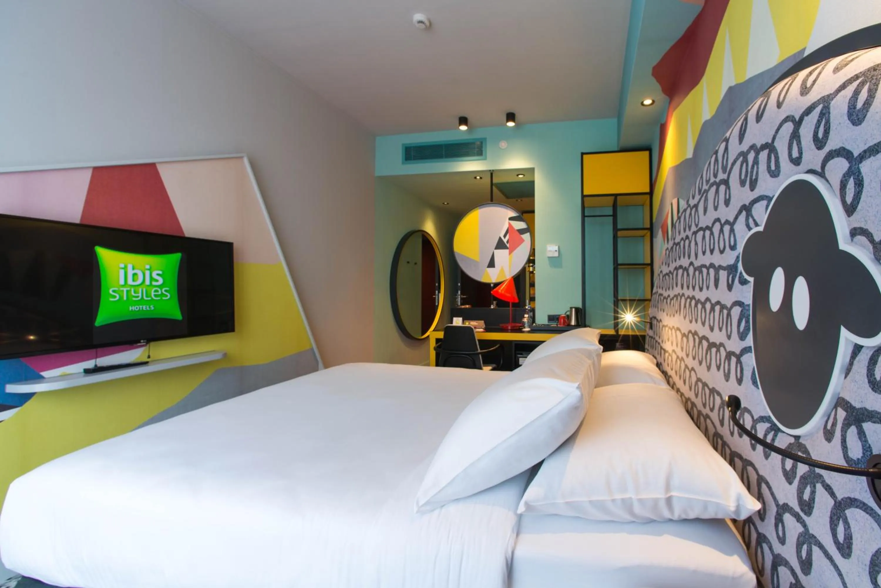Bed in ibis Styles Tbilisi Center