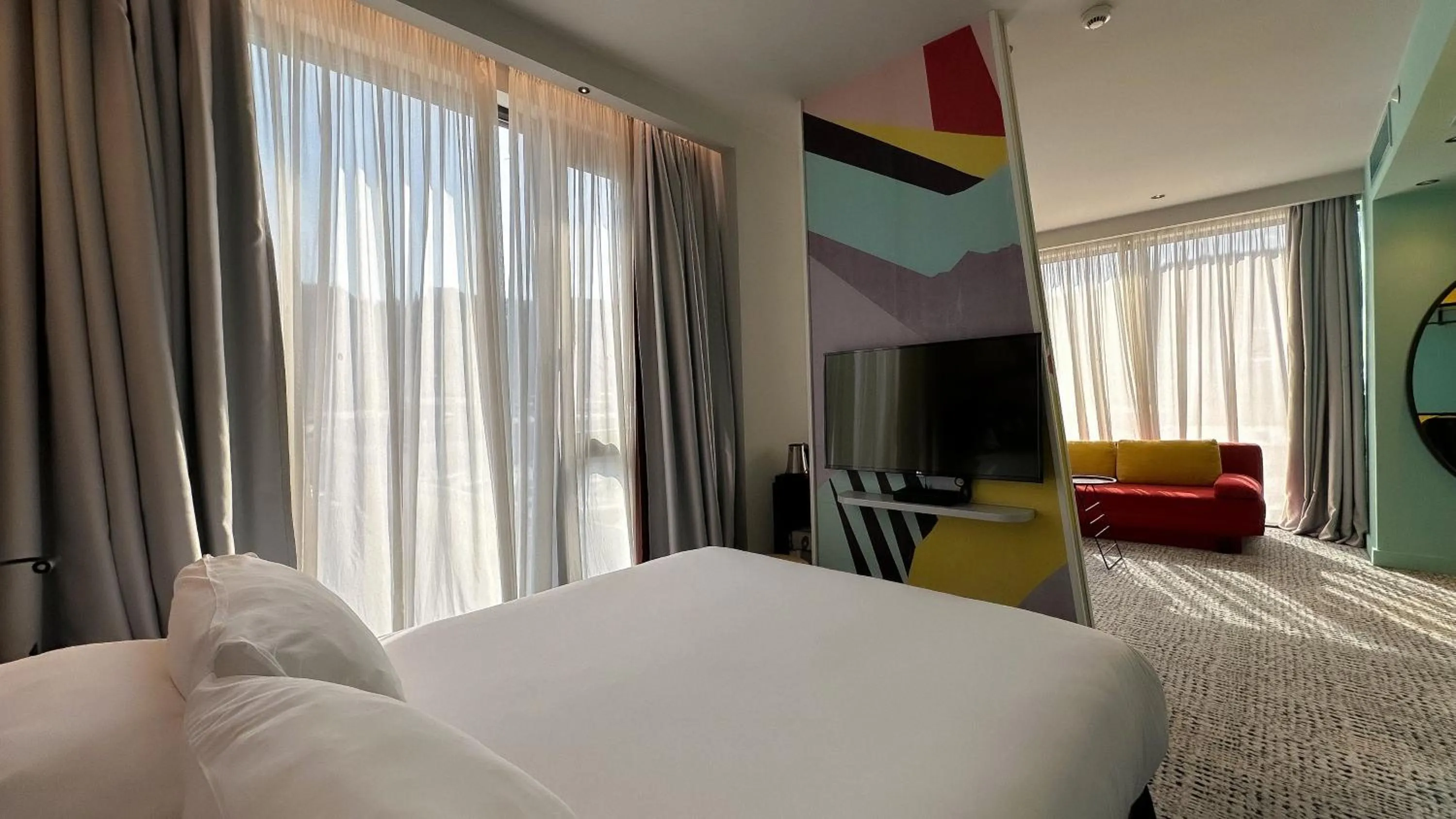 Bed in ibis Styles Tbilisi Center