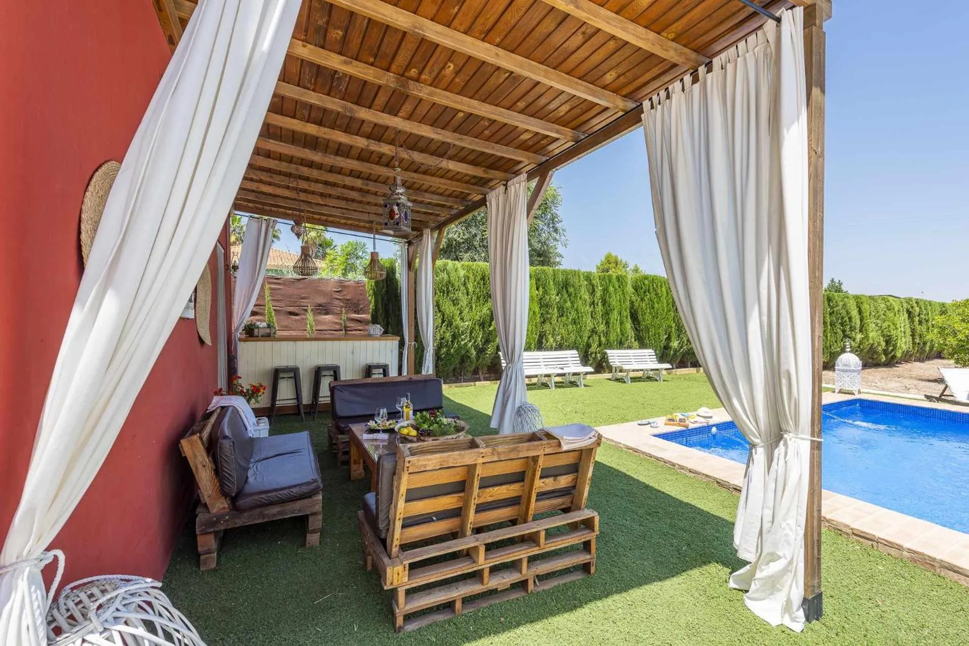 BBQ facilities in Casa Rural Villa Felisa