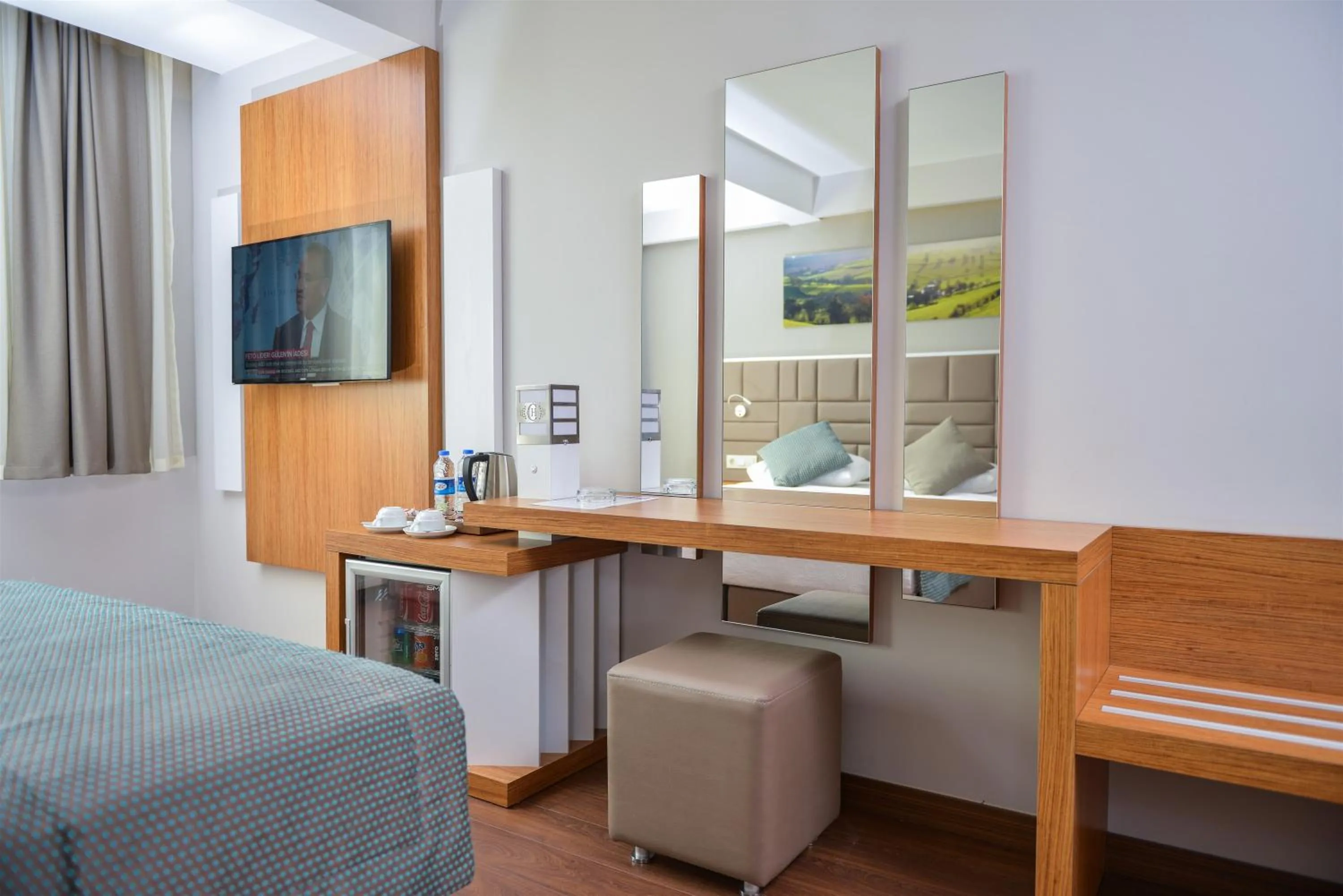 TV and multimedia, Bed in Hakcan Hotel