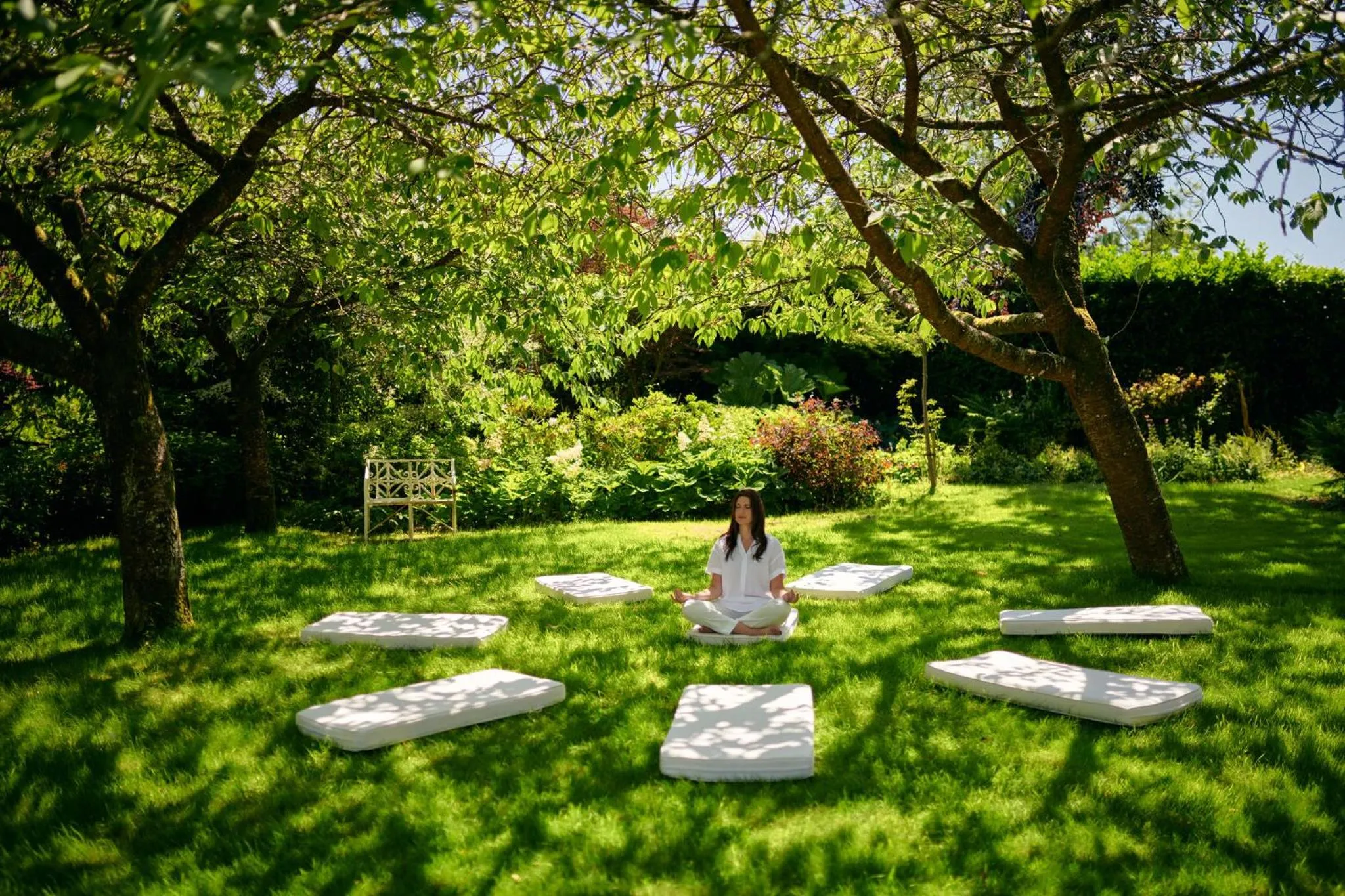 Garden in Summer Lodge Country House Hotel
