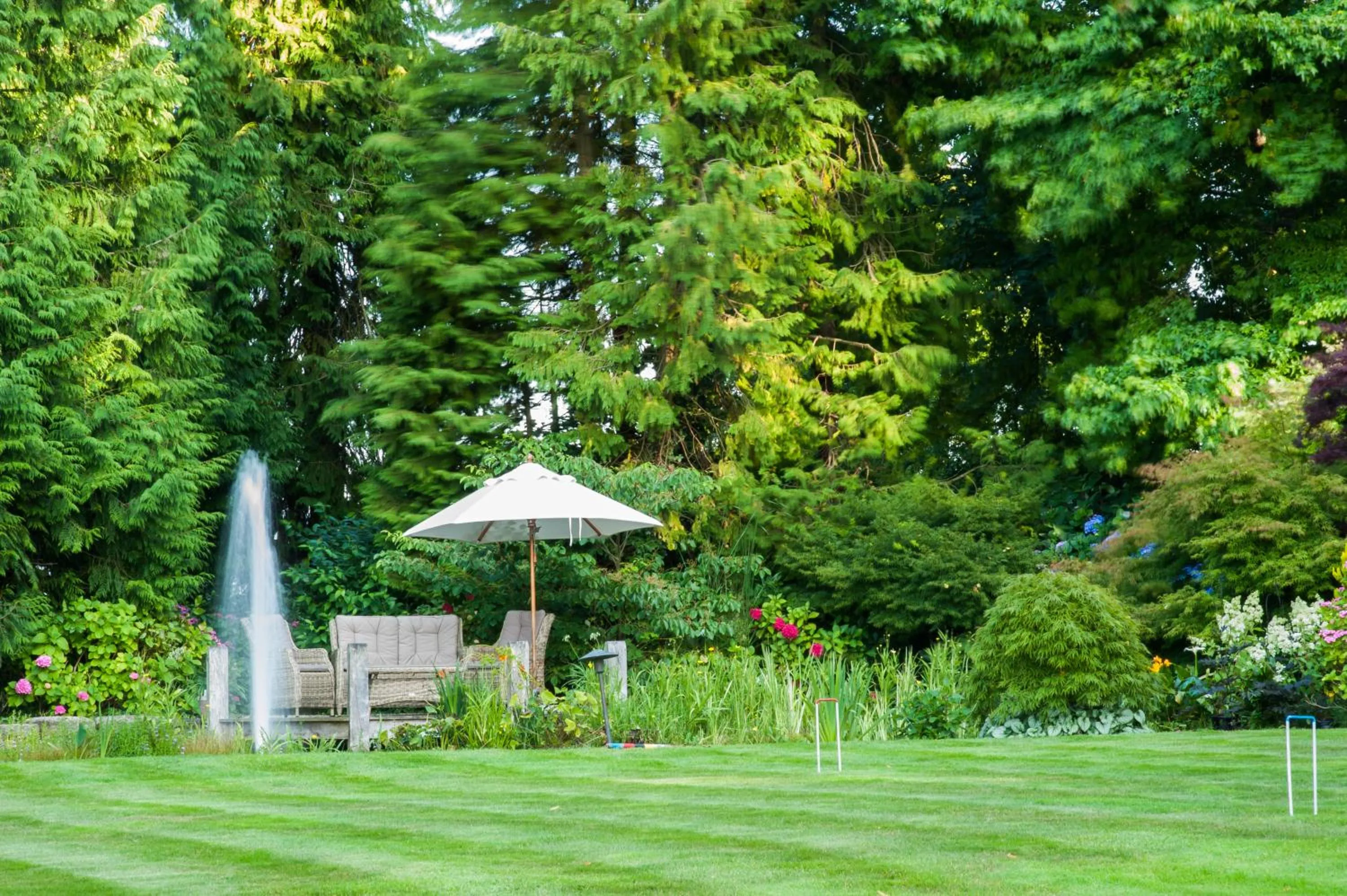 Garden in Summer Lodge Country House Hotel