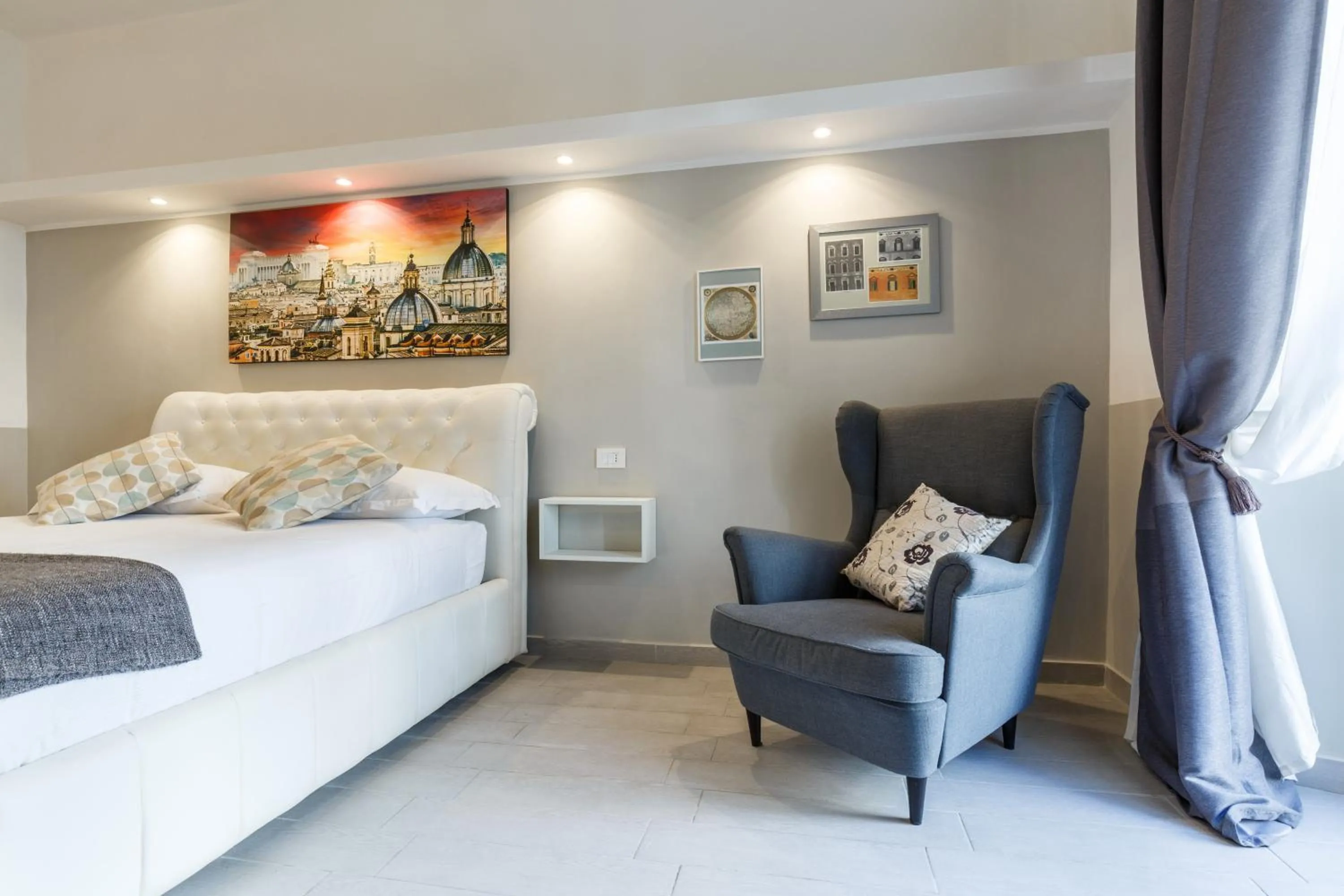 Bed in Sallustio Fine Rooms Guest House