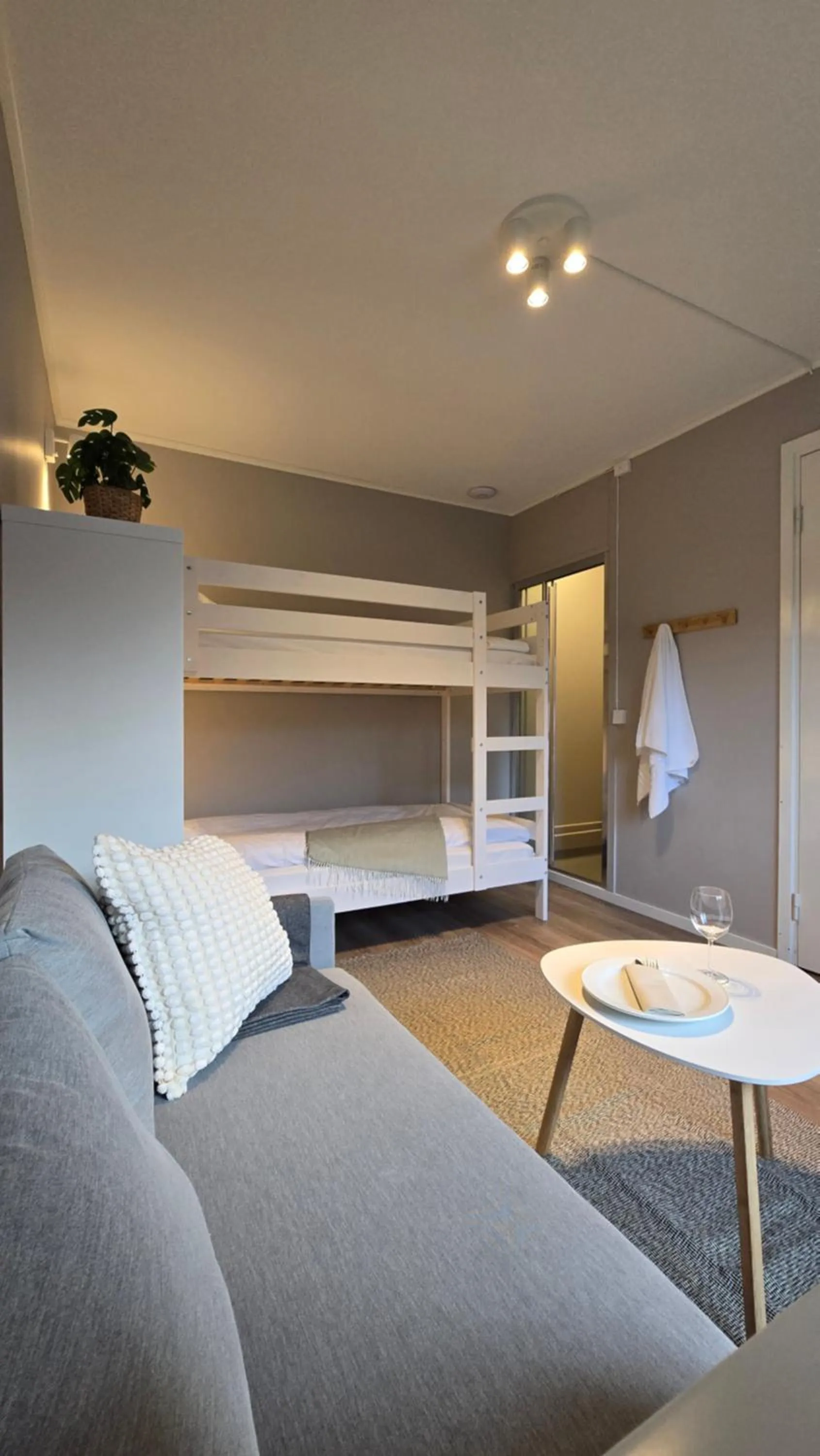 Seating area, Bed in Tingsryd Resort