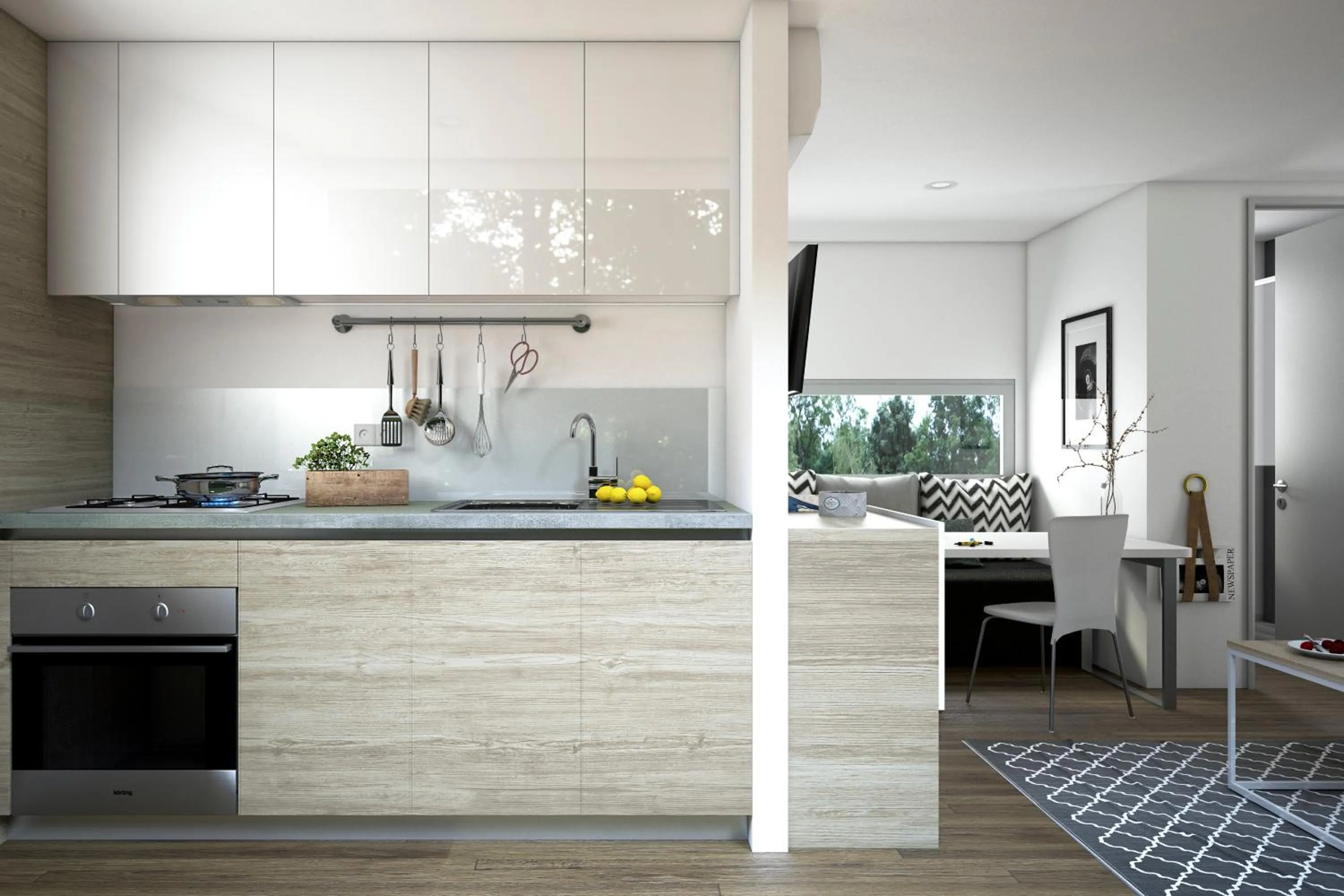 Kitchen or kitchenette in Tingsryd Resort