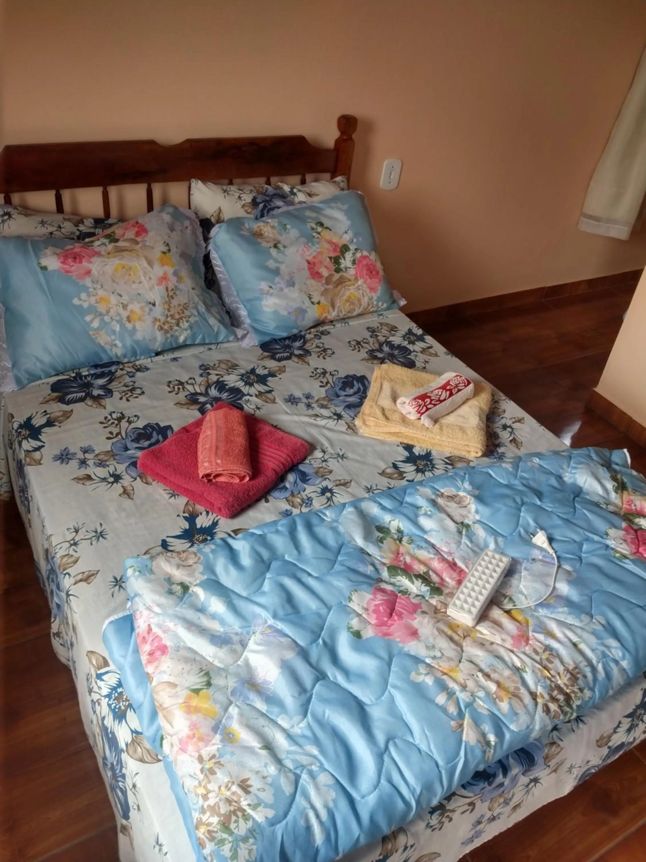 Bed in Pousada Recanto Verde Cunha