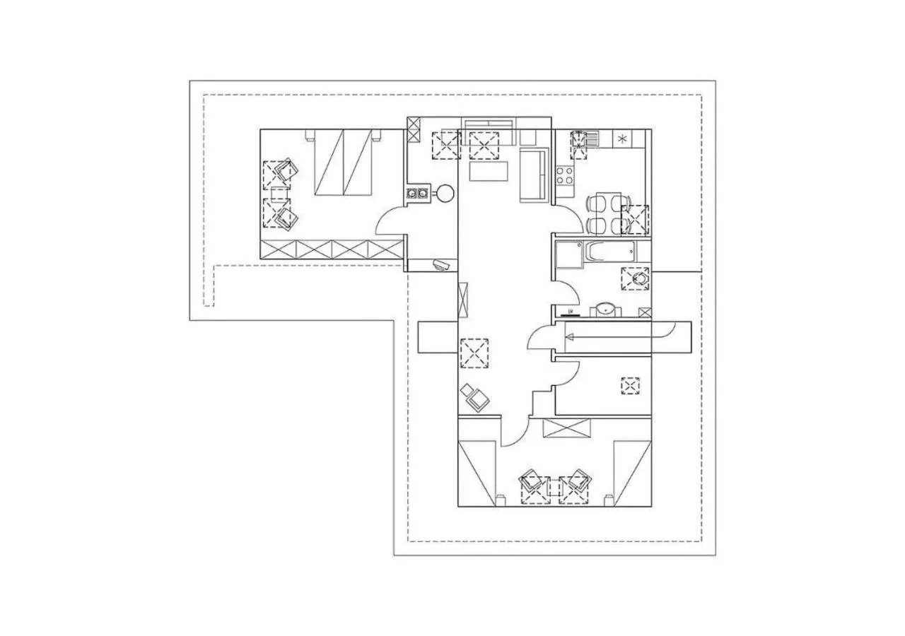 Floor plan in Hotel Hüttmann