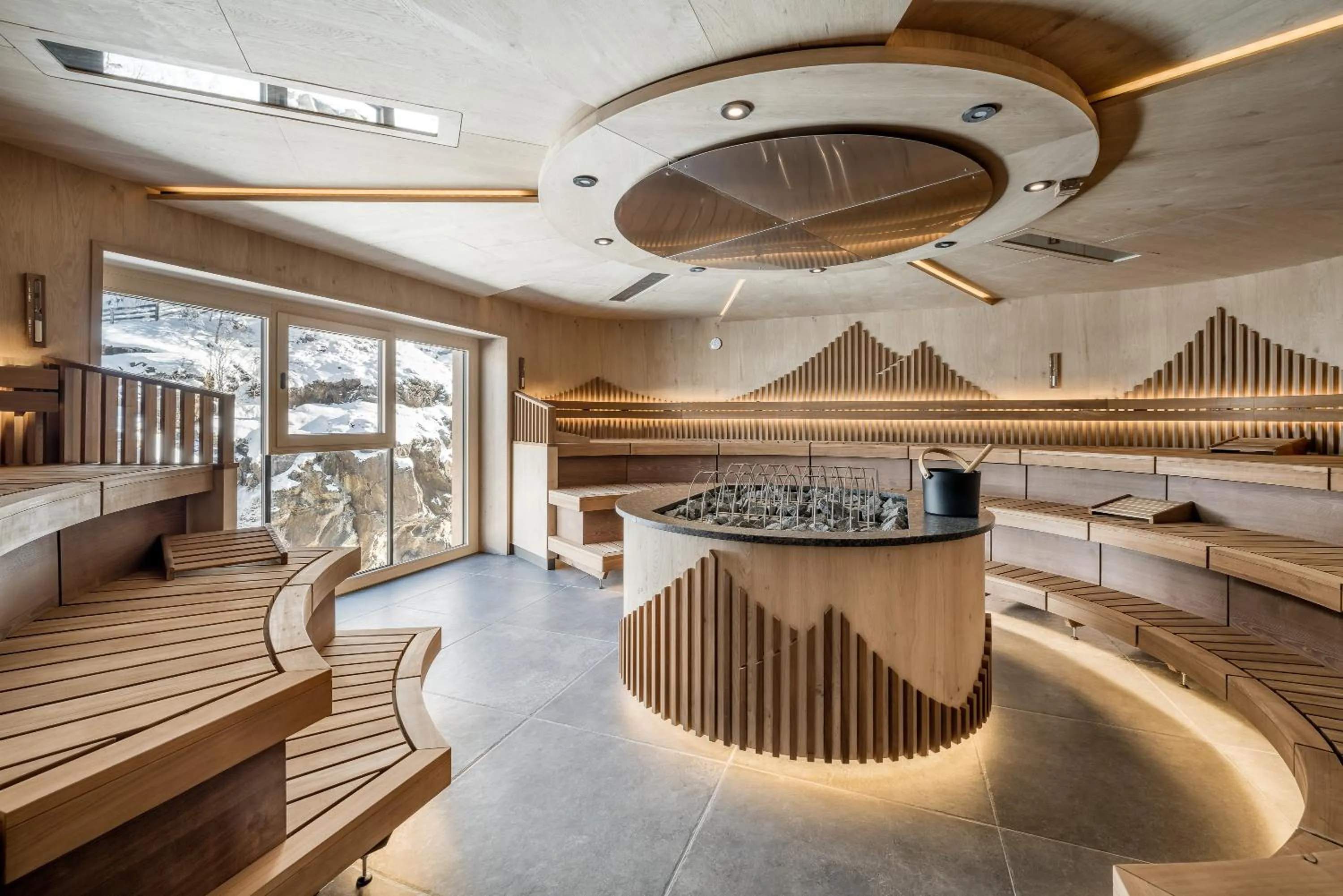 Sauna in Das Central – Alpine . Luxury . Life