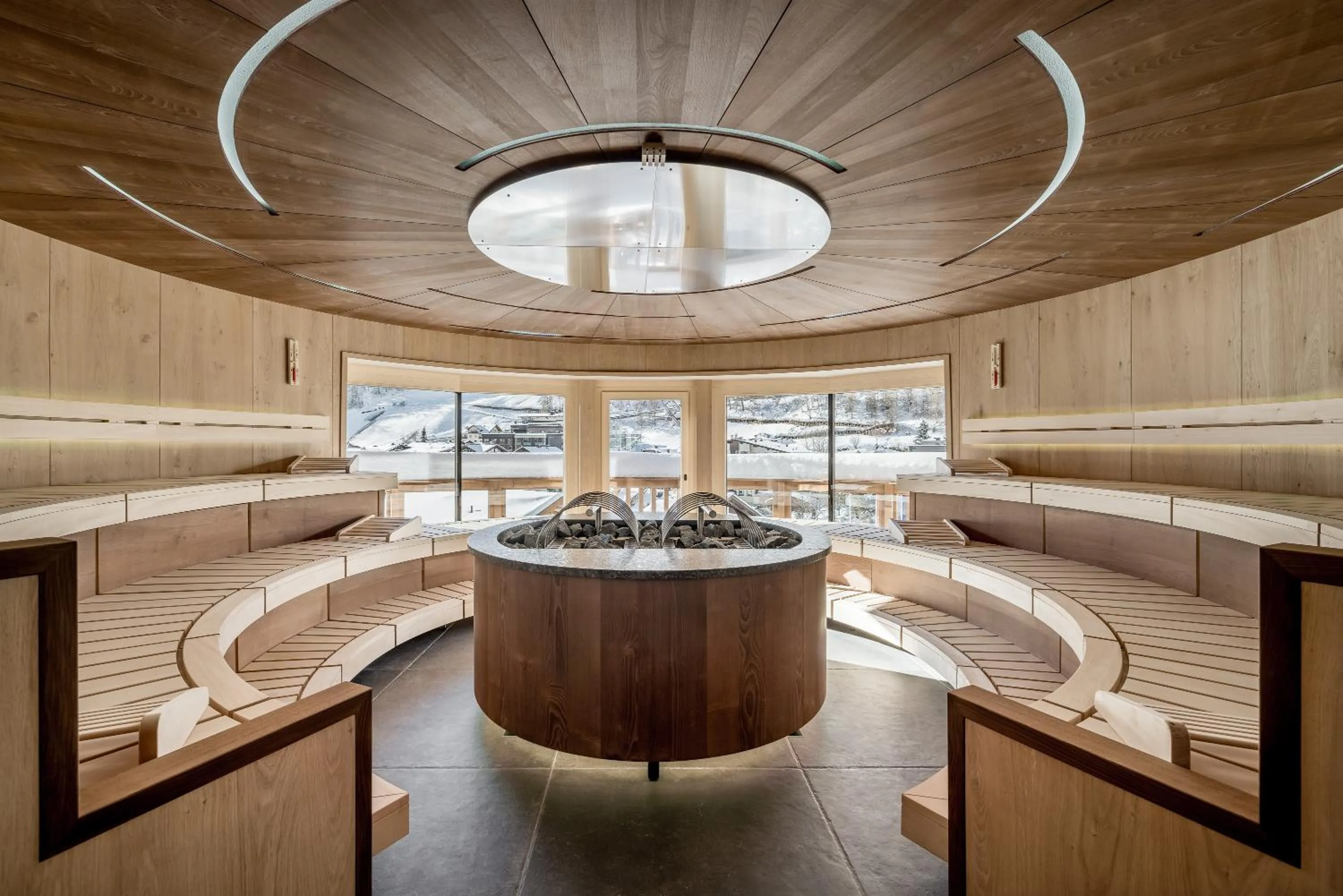 Sauna in Das Central – Alpine . Luxury . Life