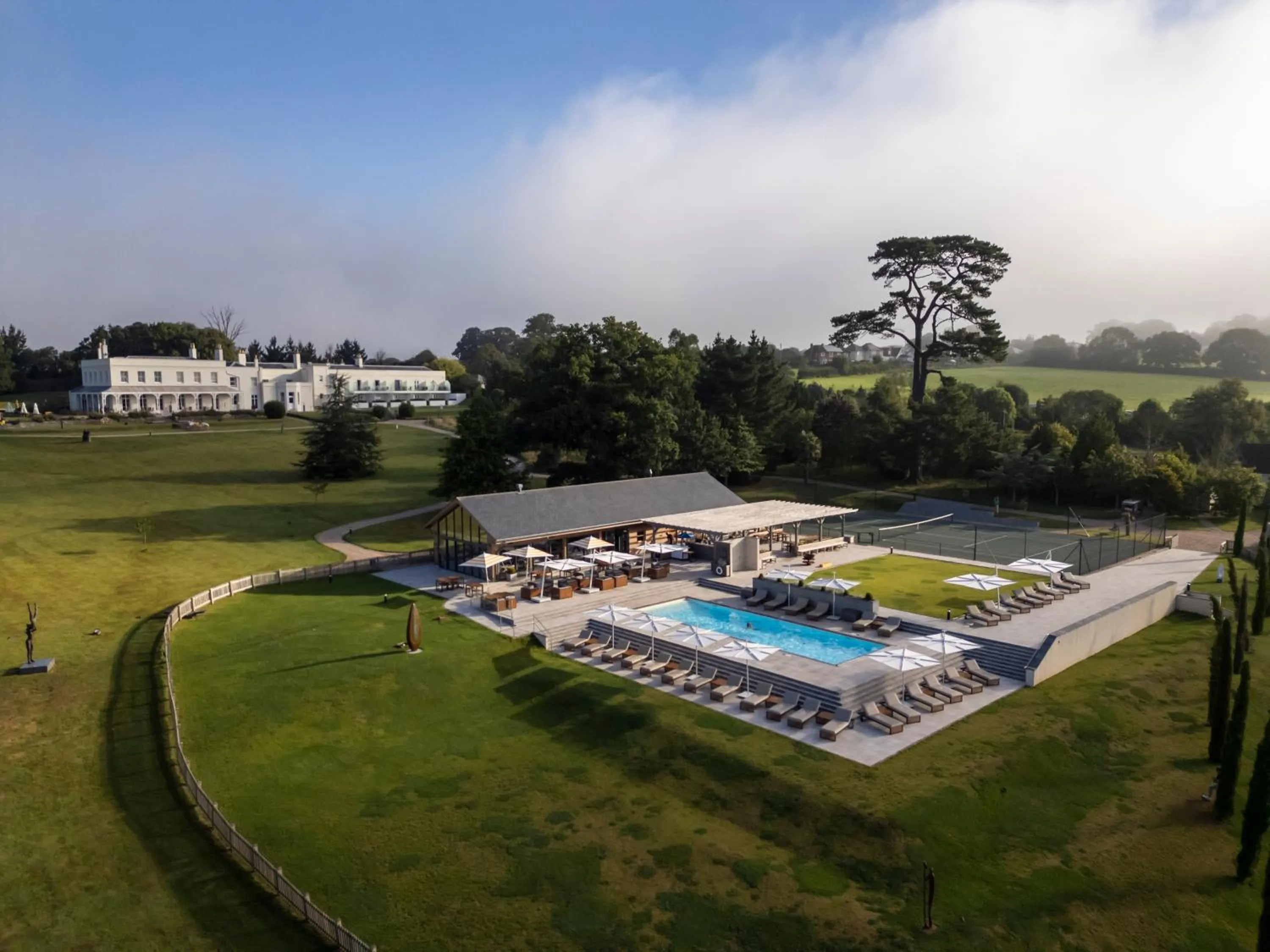 Property building in Lympstone Manor Hotel Restaurant & Vineyard - Relais & Chateaux