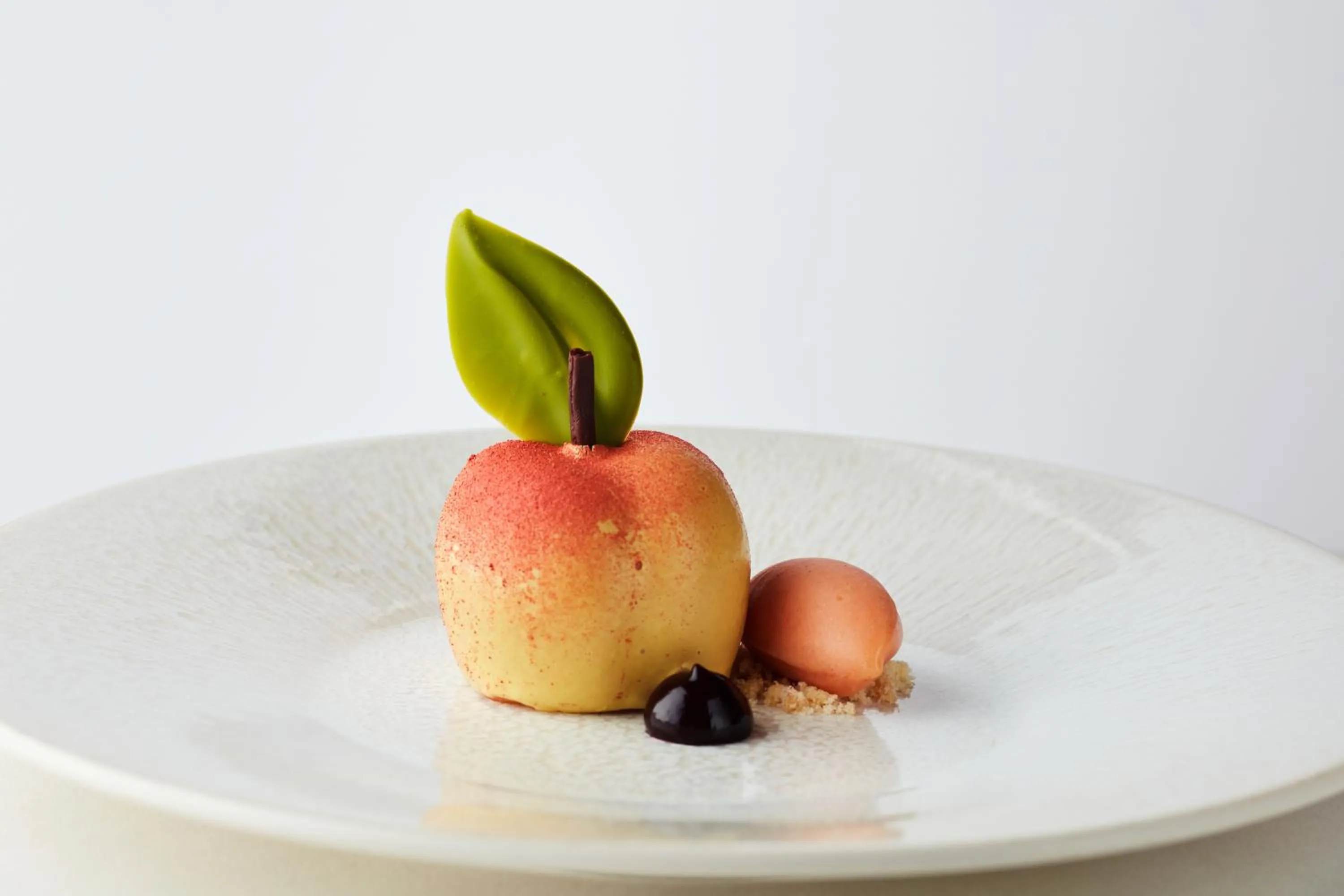 Food close-up in Lympstone Manor Hotel Restaurant & Vineyard - Relais & Chateaux