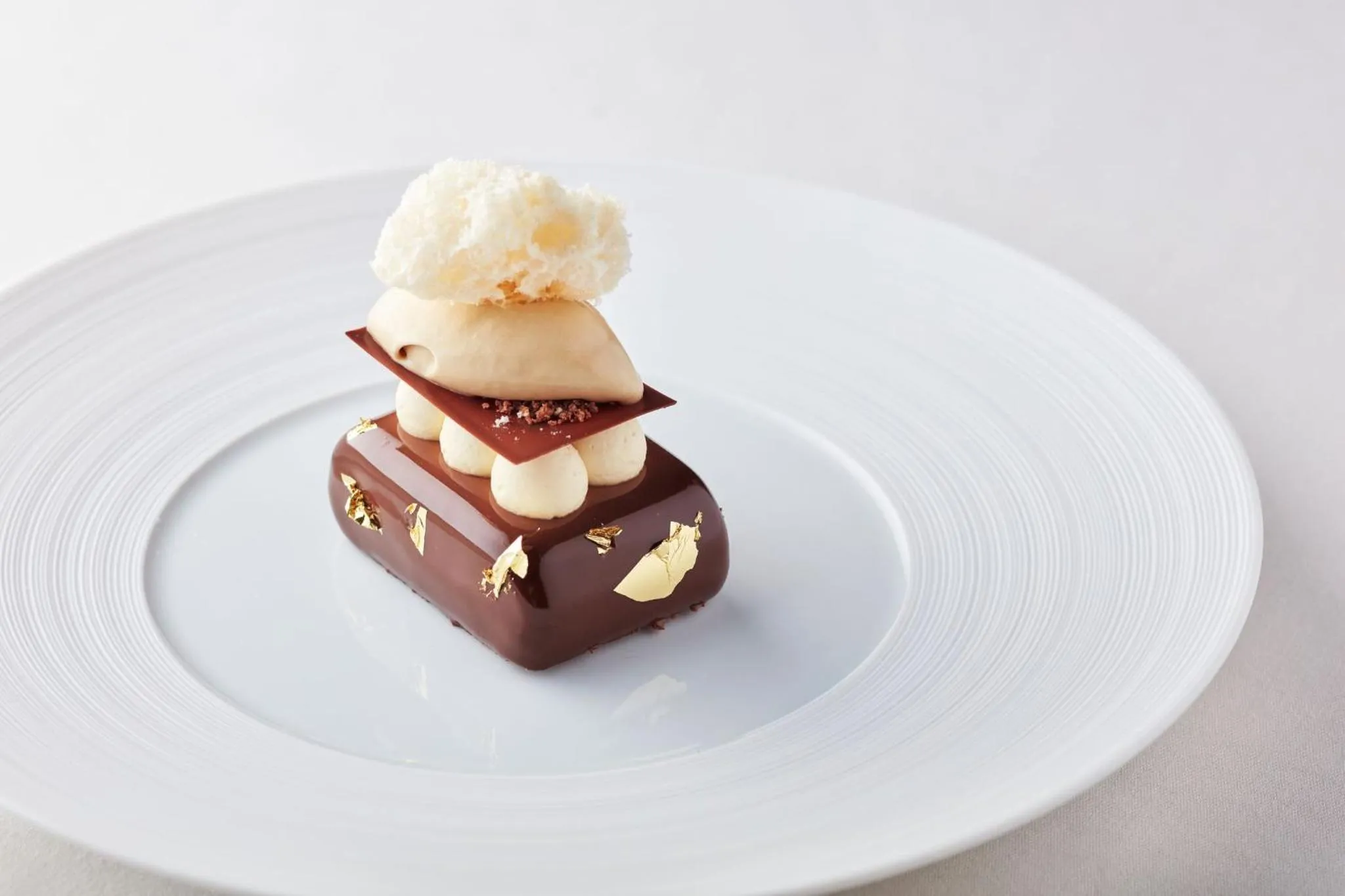 Food close-up in Lympstone Manor Hotel Restaurant & Vineyard - Relais & Chateaux