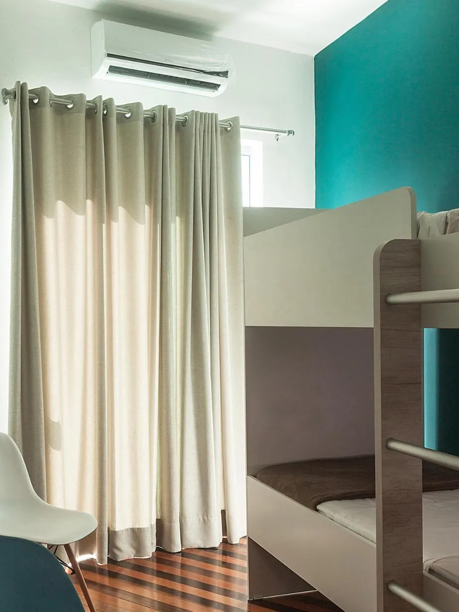 Balcony/Terrace, Bed in The Bridge Hostel Florianópolis