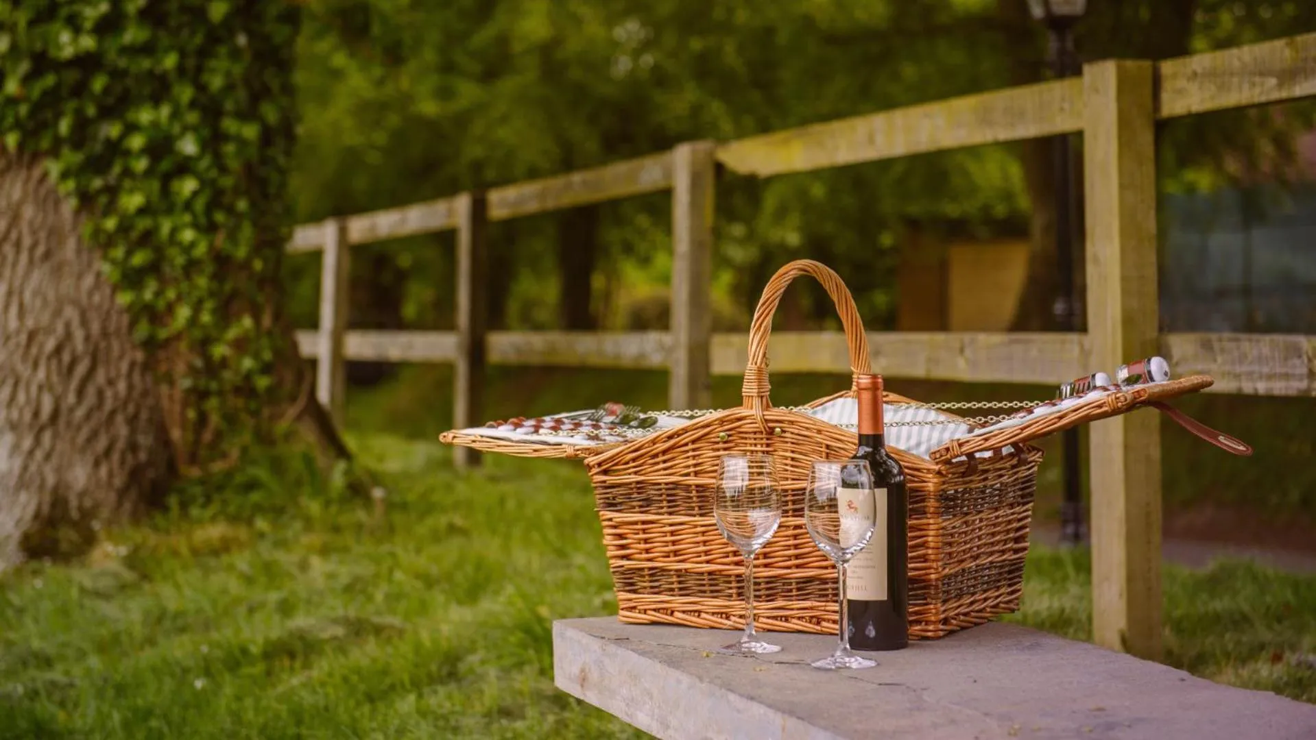 Garden in Waterford Castle Hotel Lodges