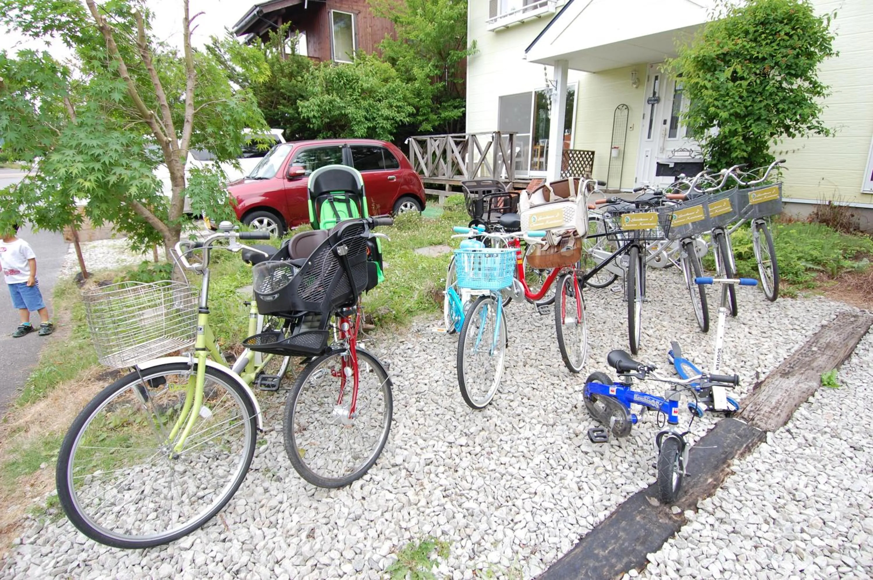 Cycling in Guest House Chaconne Karuizawa