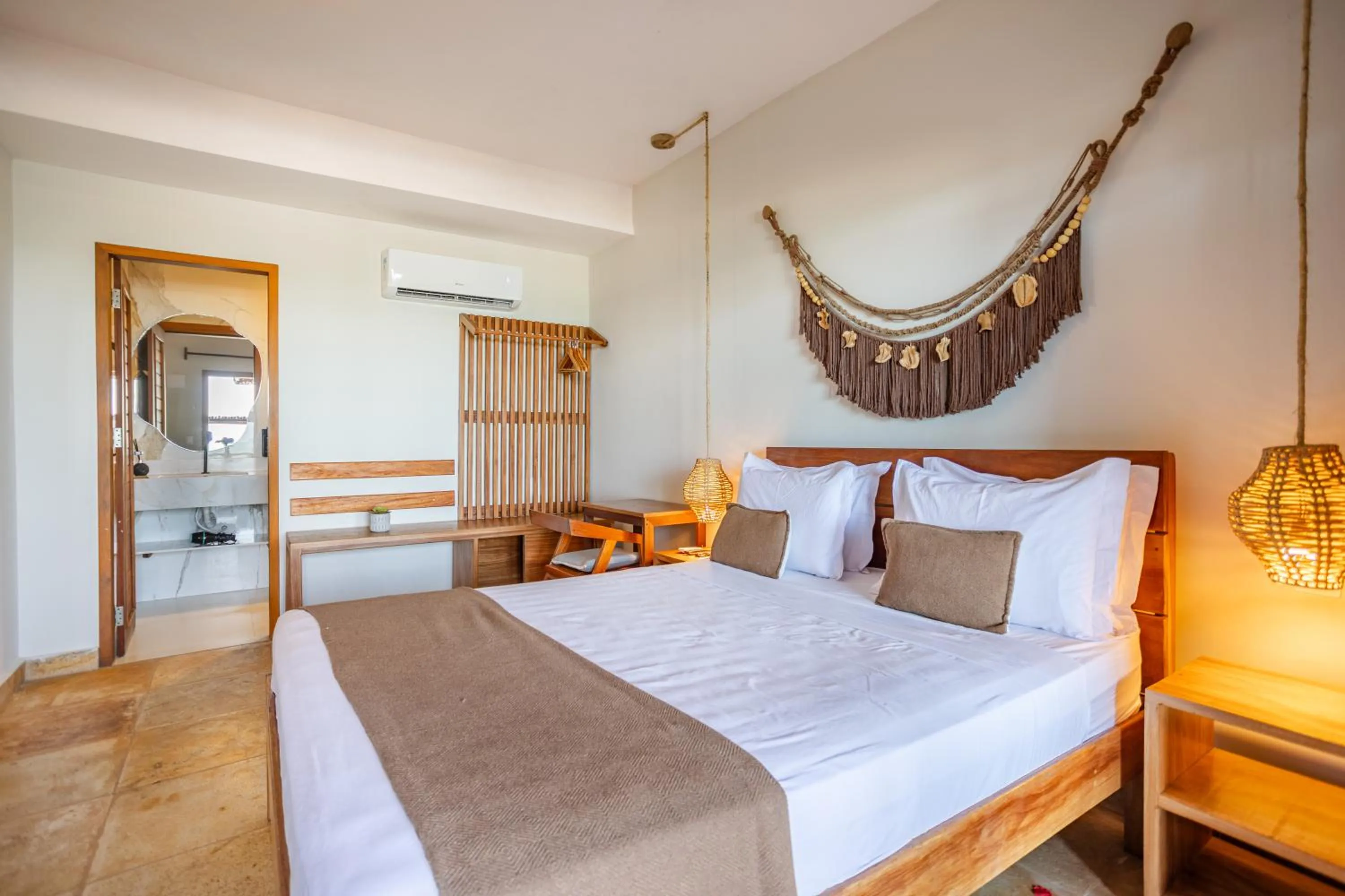 Bed in Pousada Preamar