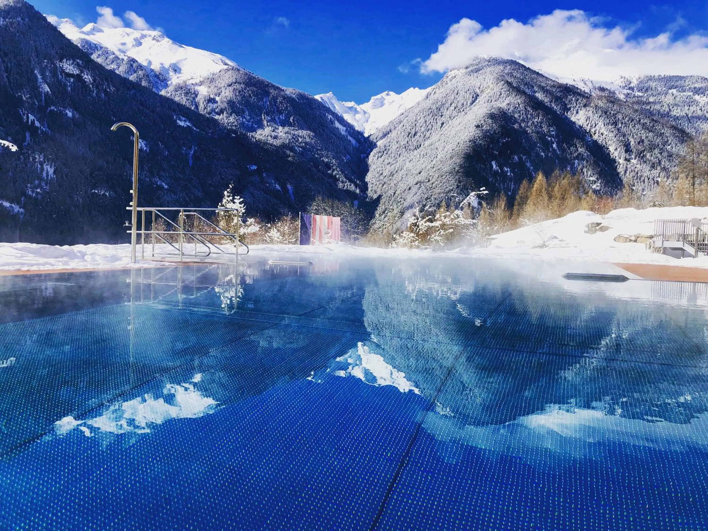 Pool view in Vivea Hotel Umhausen im Ötztal