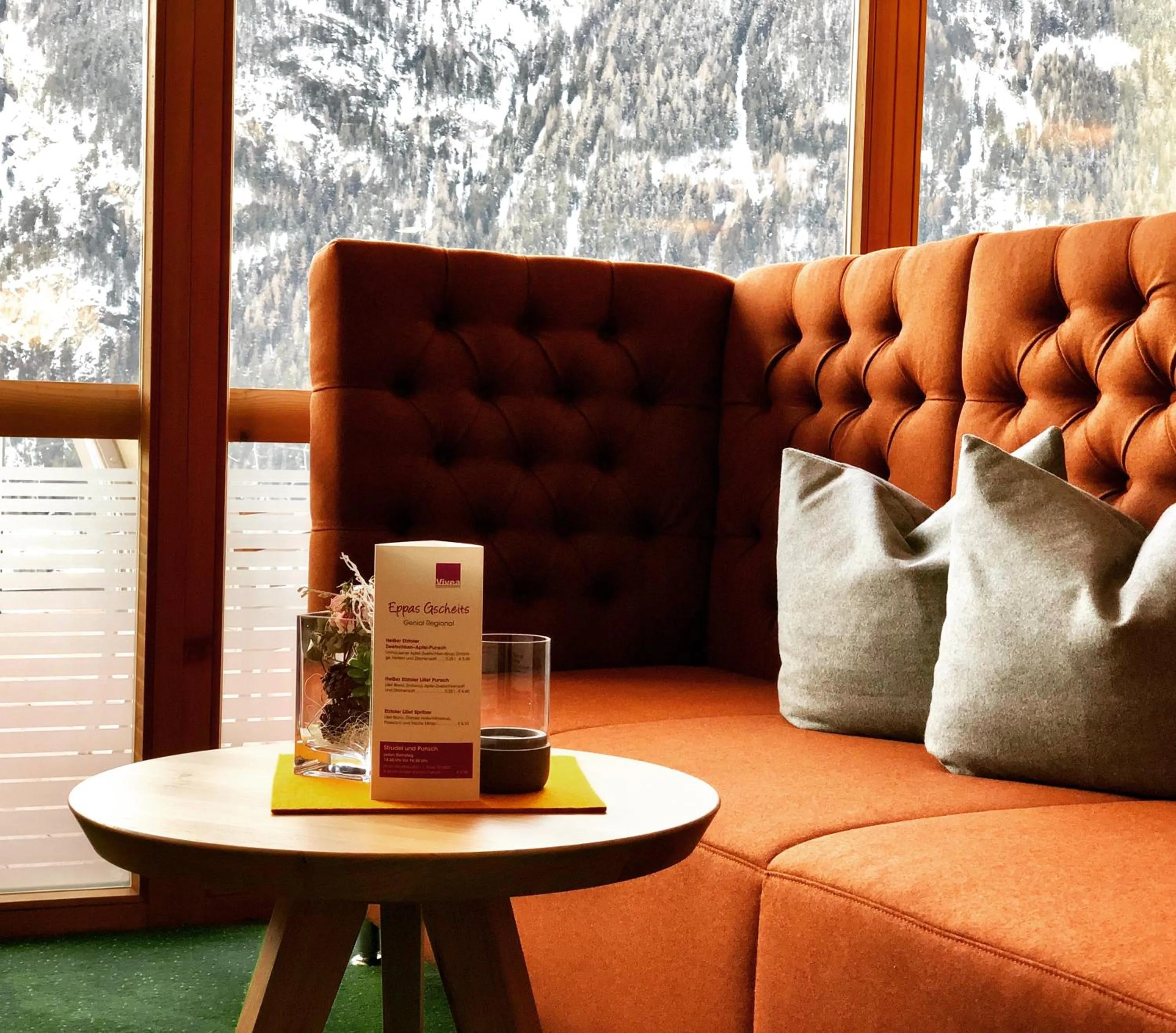 Communal lounge/ TV room in Vivea Hotel Umhausen im Ötztal