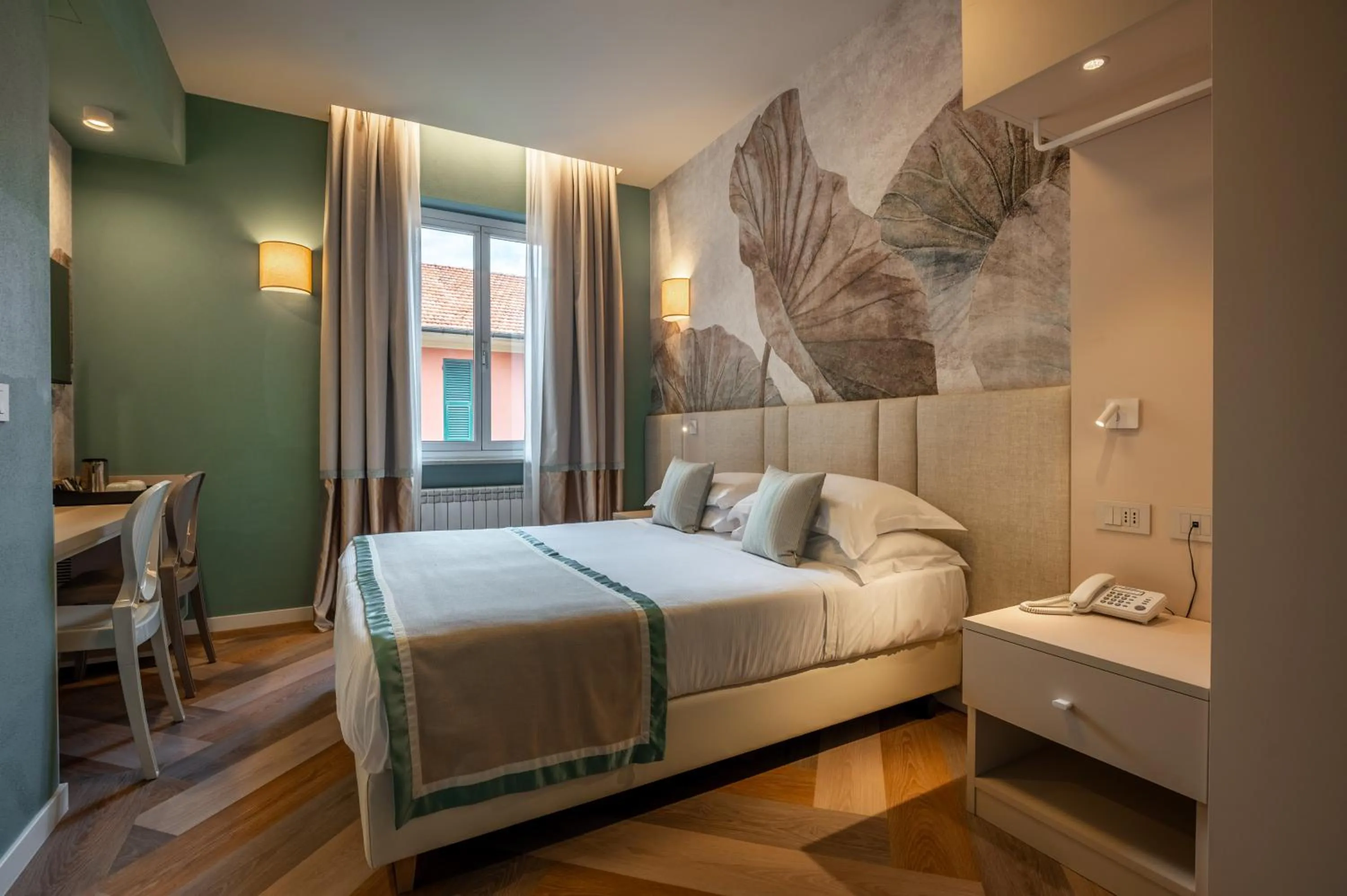 Bed in Hotel Monte Rosa