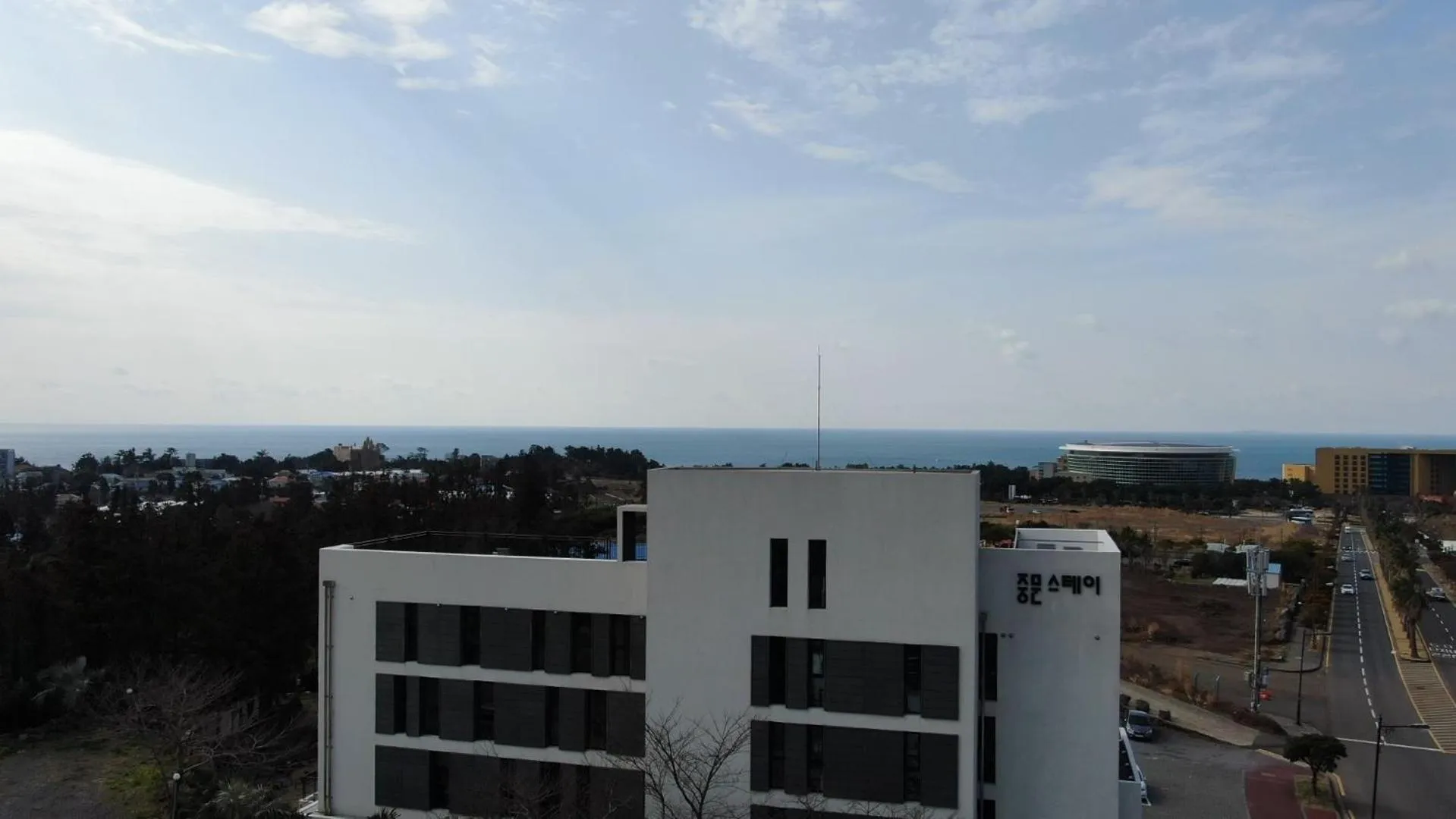 Property building in Hotel Stay Interview Jeju