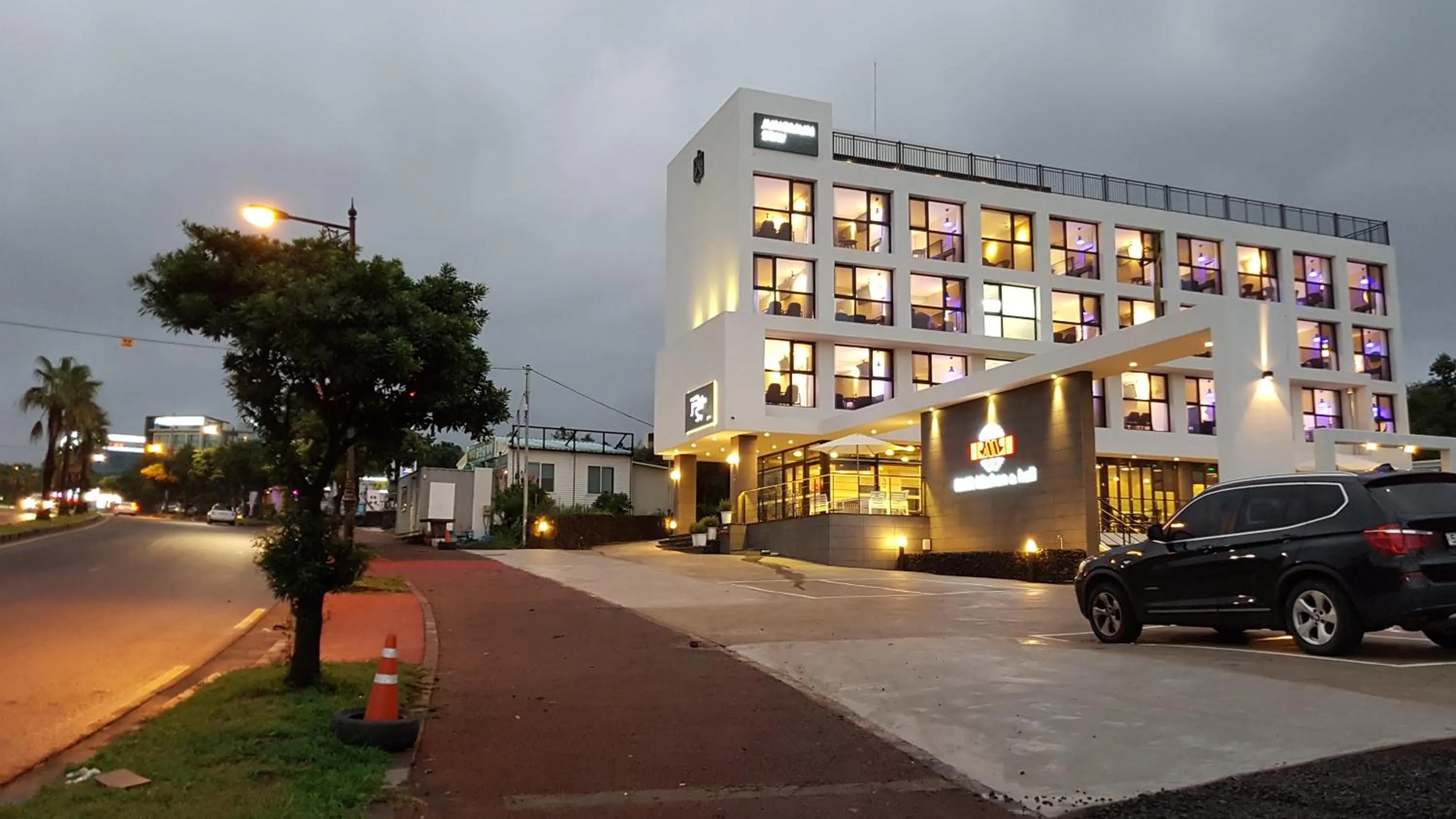 Property building in Hotel Stay Interview Jeju