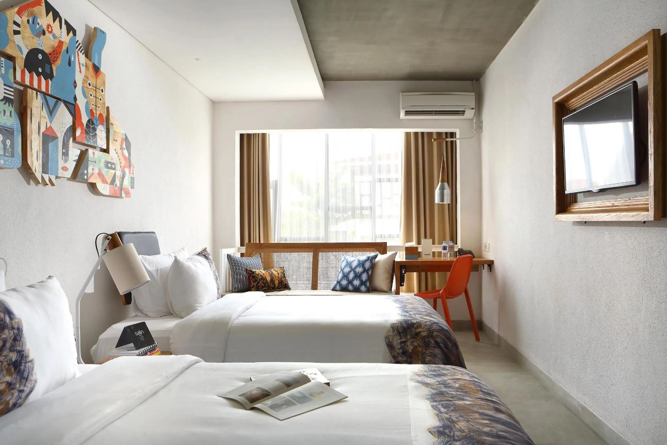 Decorative detail, Bed in YATS Colony